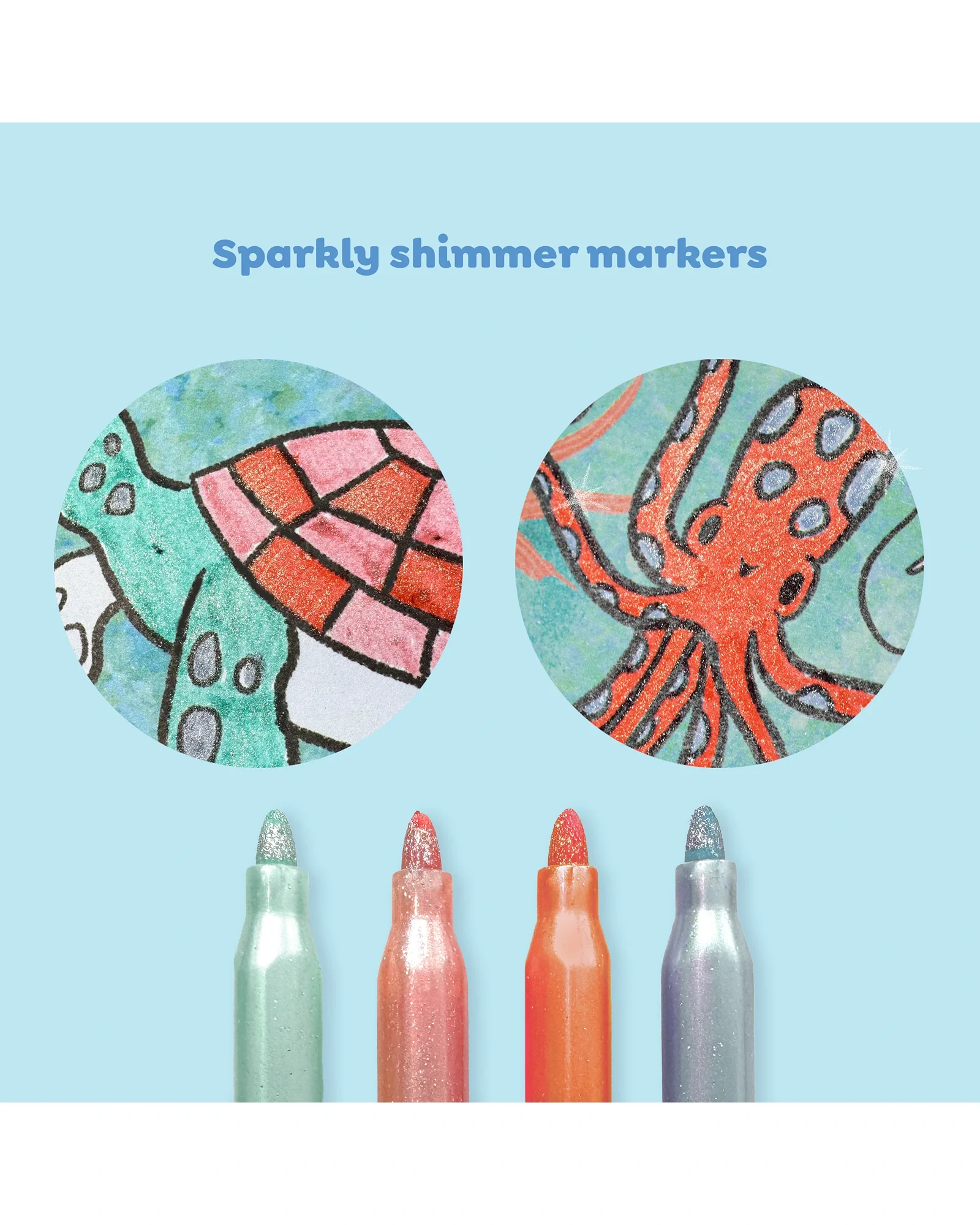 Shimmer Colouring Set - Sea Life - Image 7