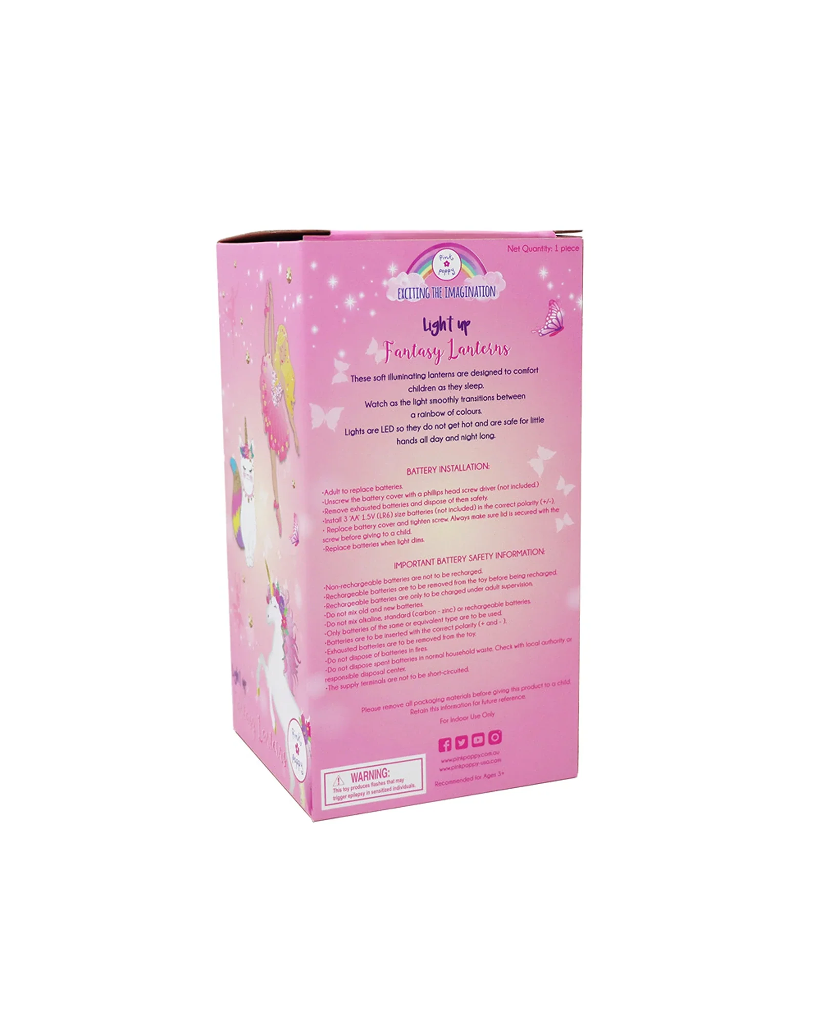 Shimmering Mermaid Colour Changing Lantern - Image 6