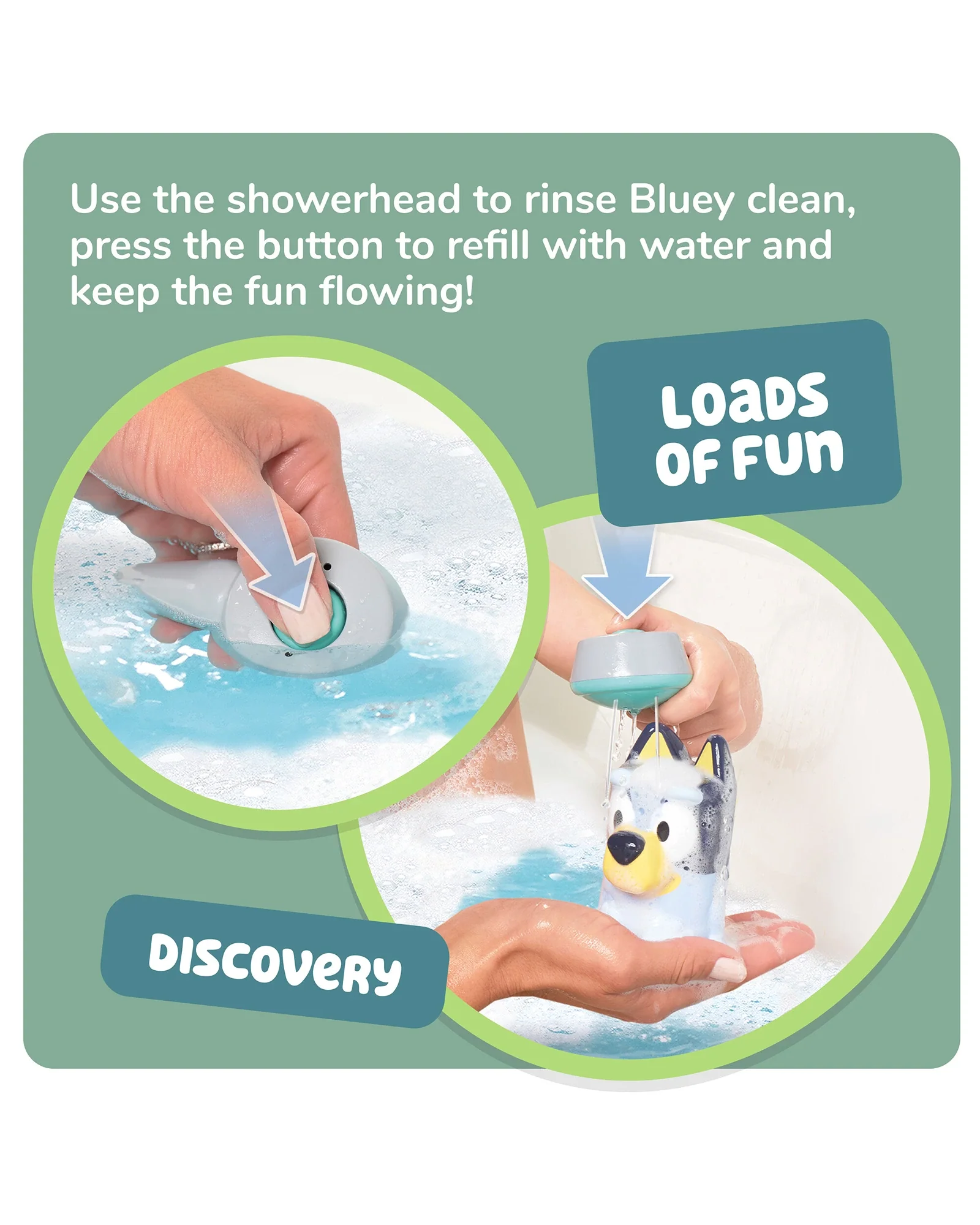Shower & Scrub Bluey bath toy - Image 4