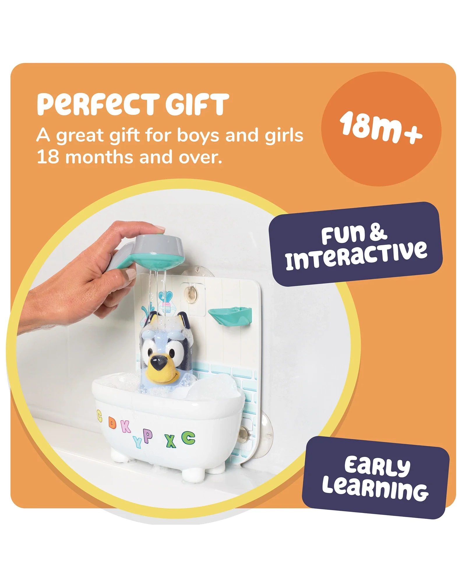 Shower & Scrub Bluey bath toy - Image 6