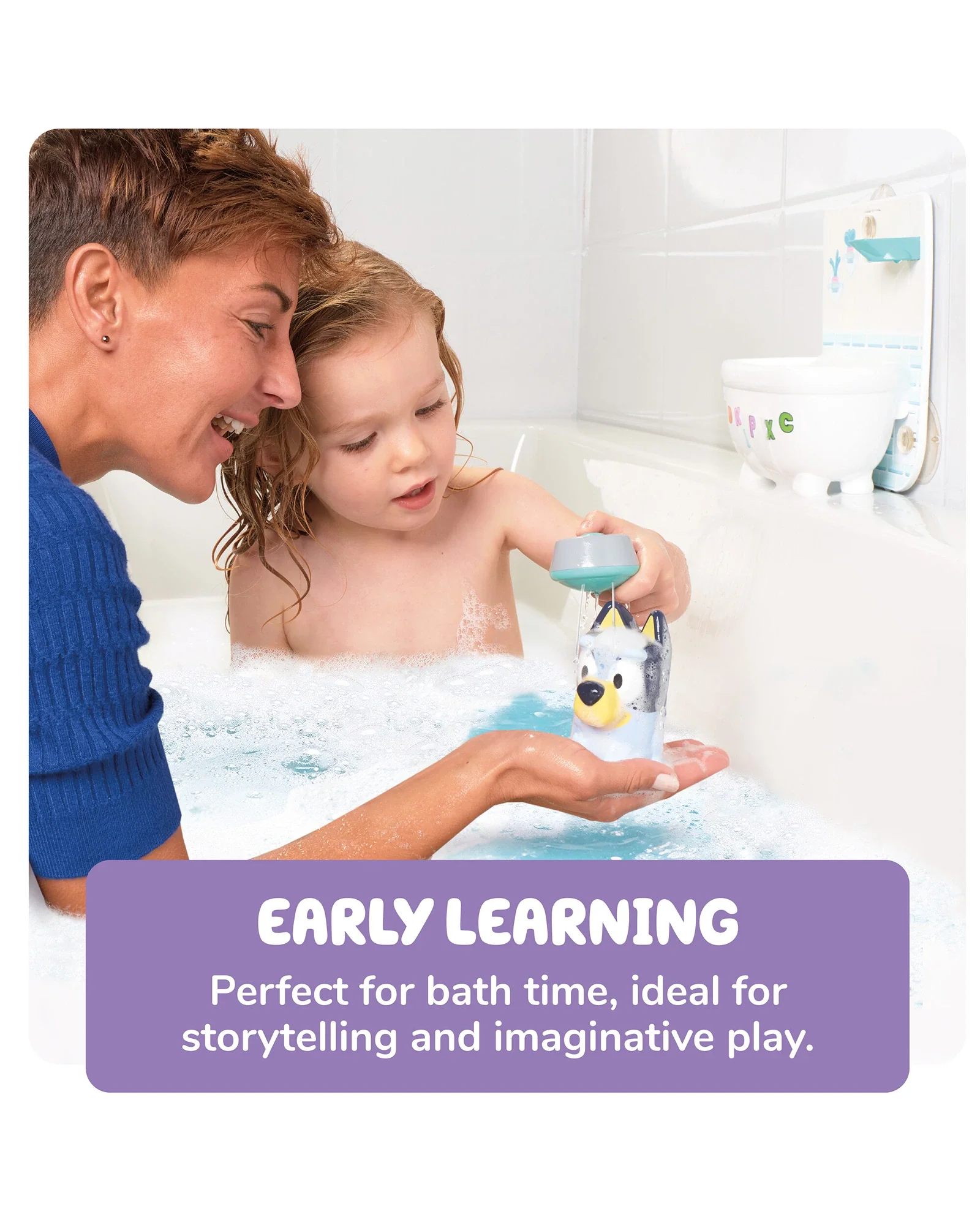 Shower & Scrub Bluey bath toy - Image 7