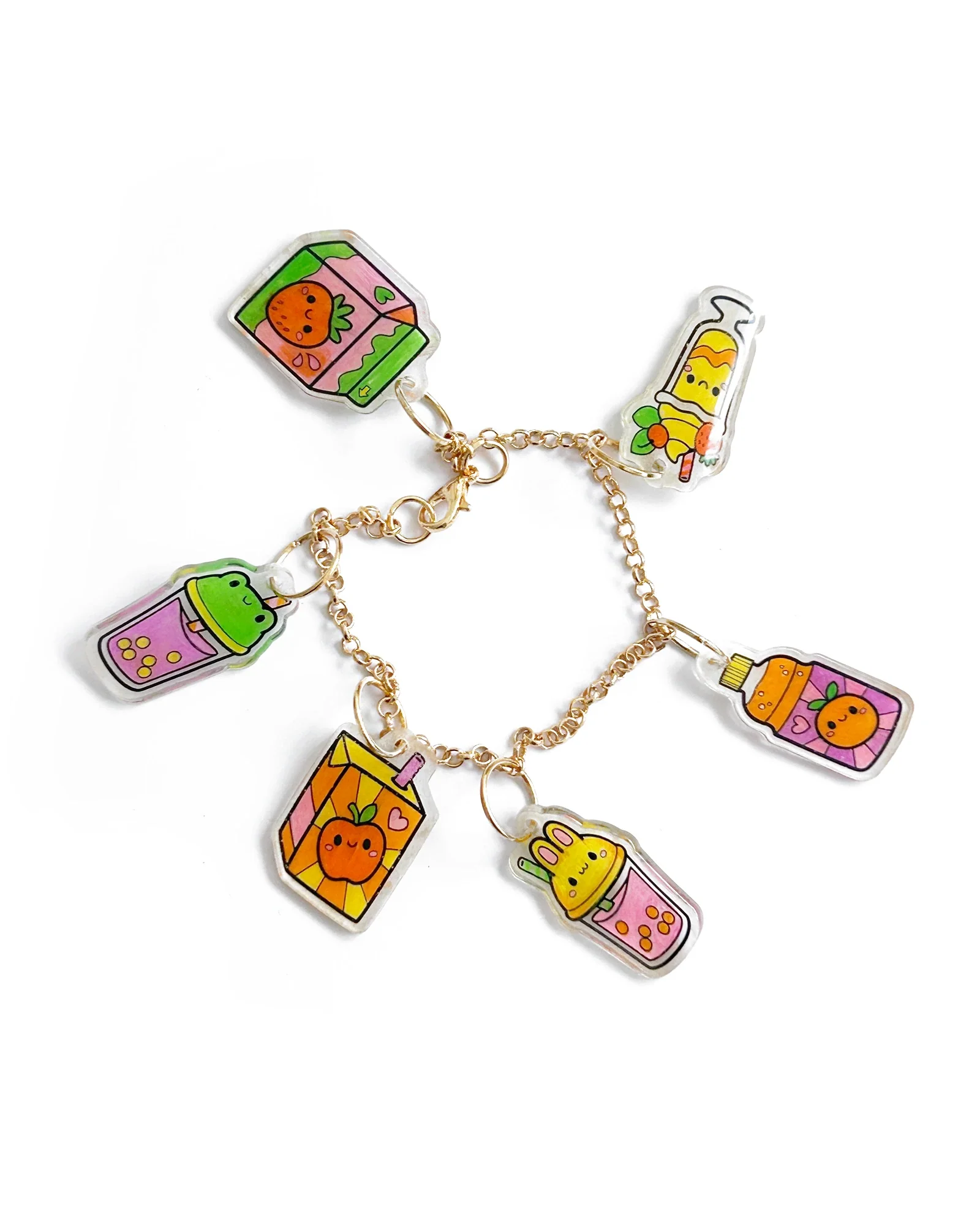SHRINKORAMA - Charm Bracelet - Kawaii Drinks - Image 2