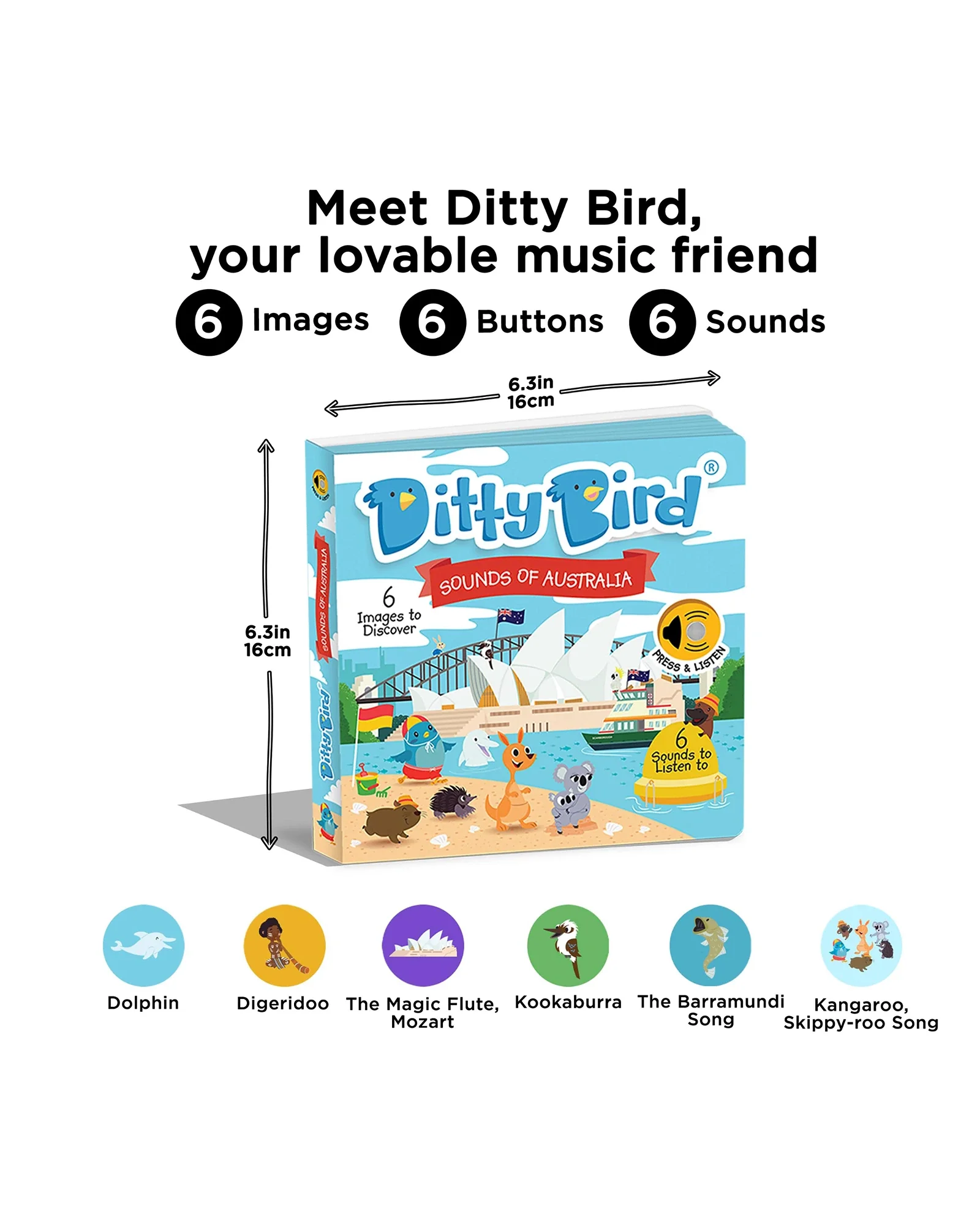 Sounds of Australia Board Book - Image 3