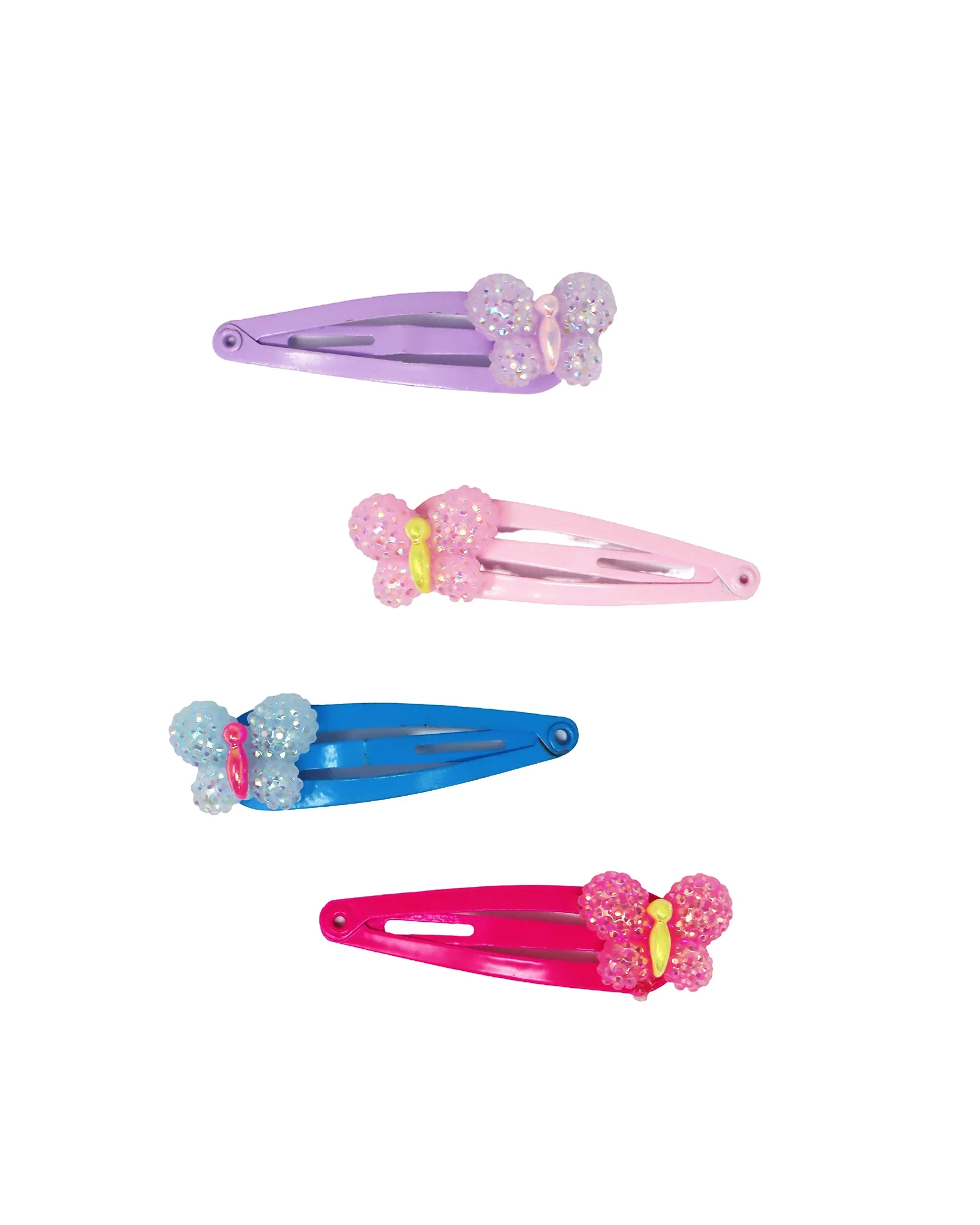 Sparkle Butterfly Hair Clips