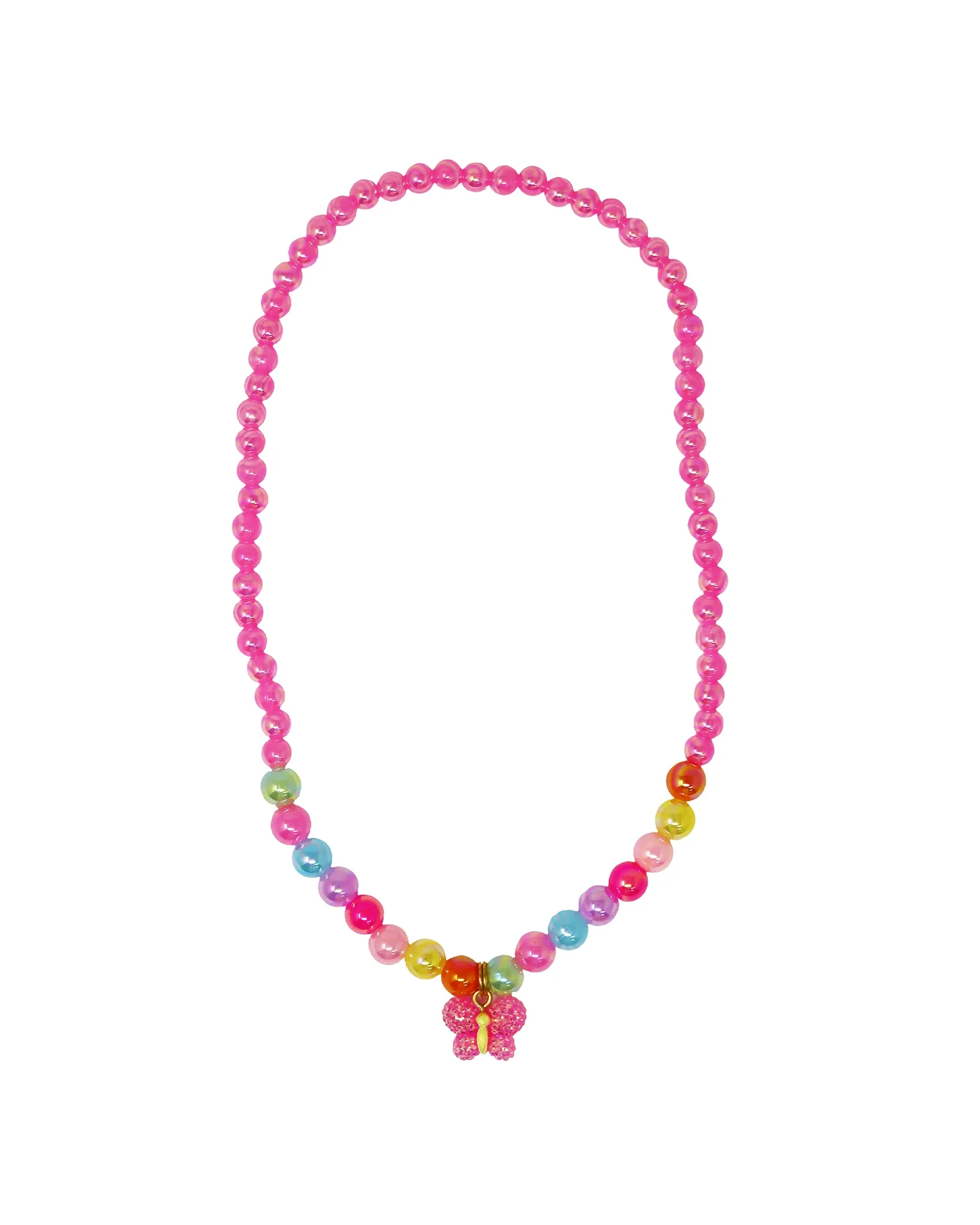 Sparkle Butterfly Necklace & Bracelet Set - Image 2