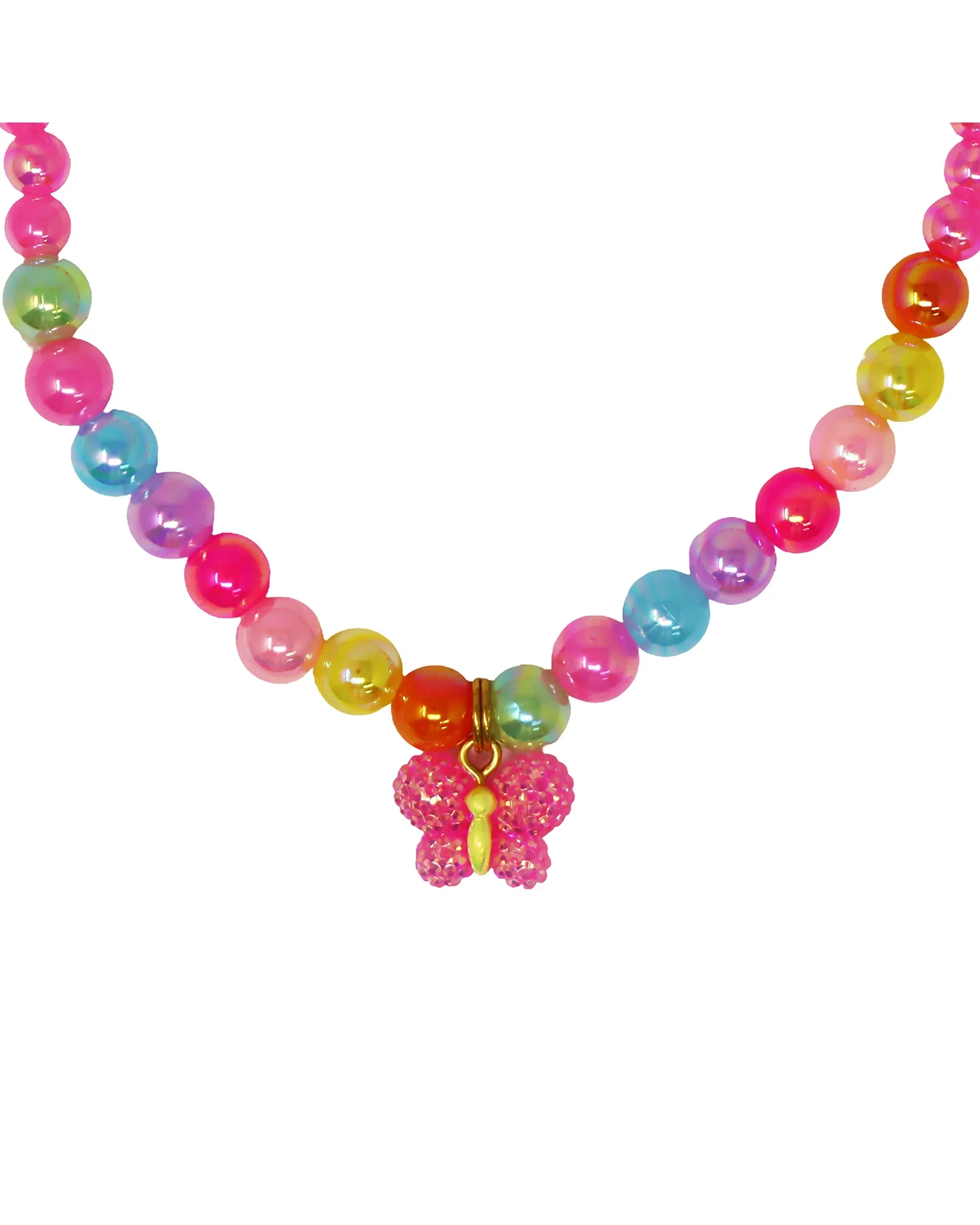 Sparkle Butterfly Necklace & Bracelet Set - Image 4