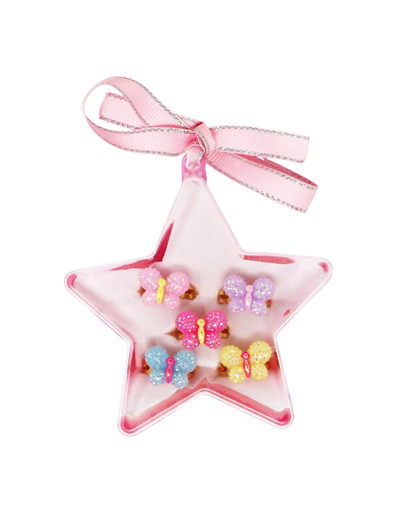 Sparkle Butterfly Rings