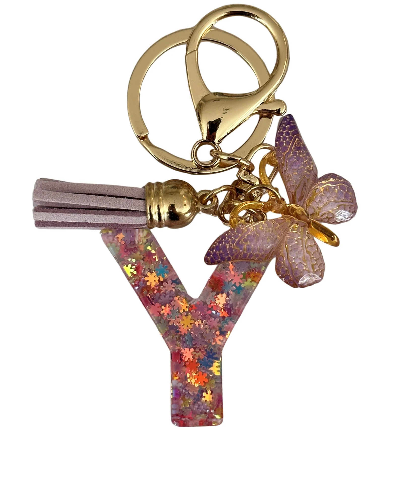 Sparkle Keyring Y