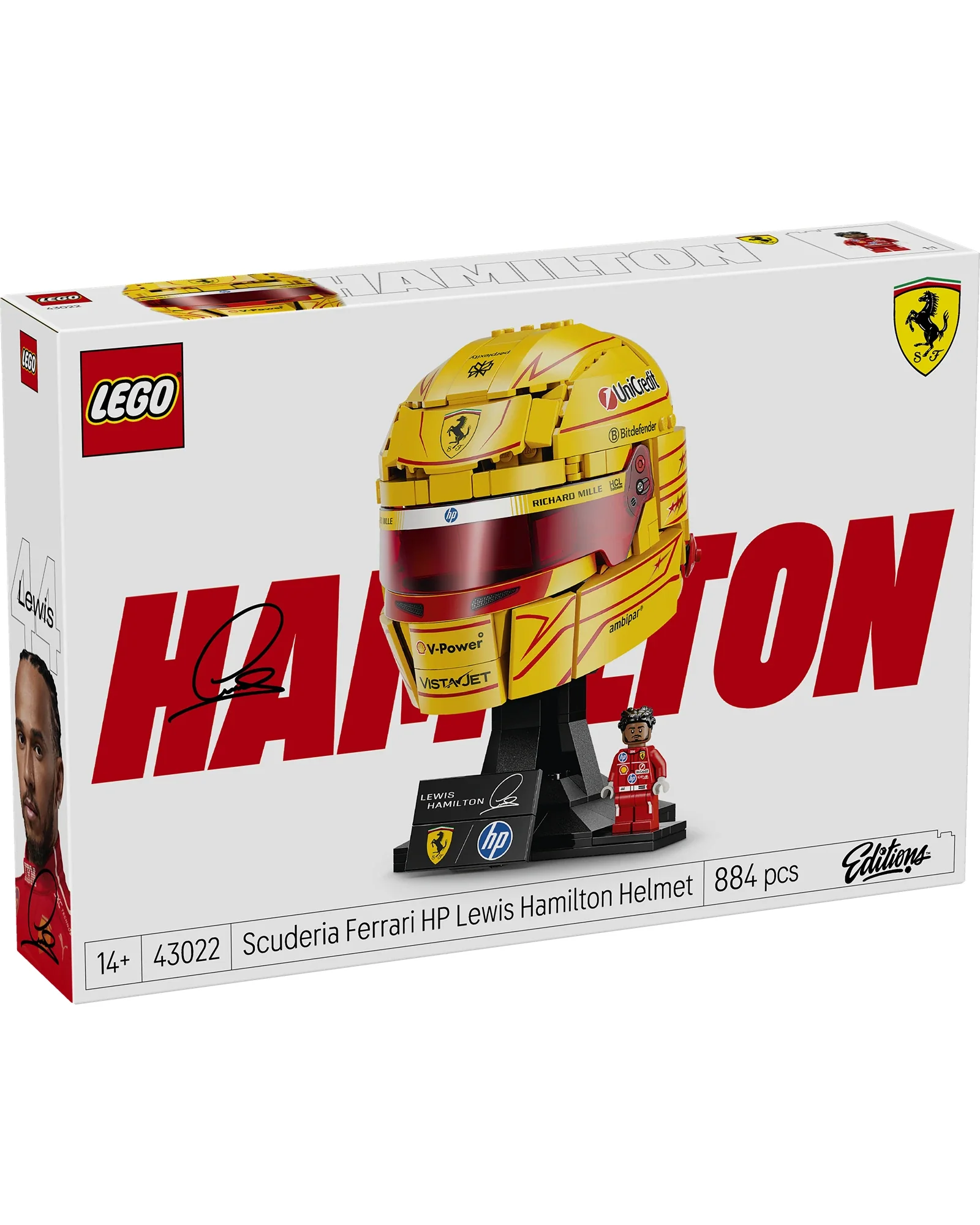 43022 Scuderia Ferrari Lewis Hamilton Helmet - Image 6