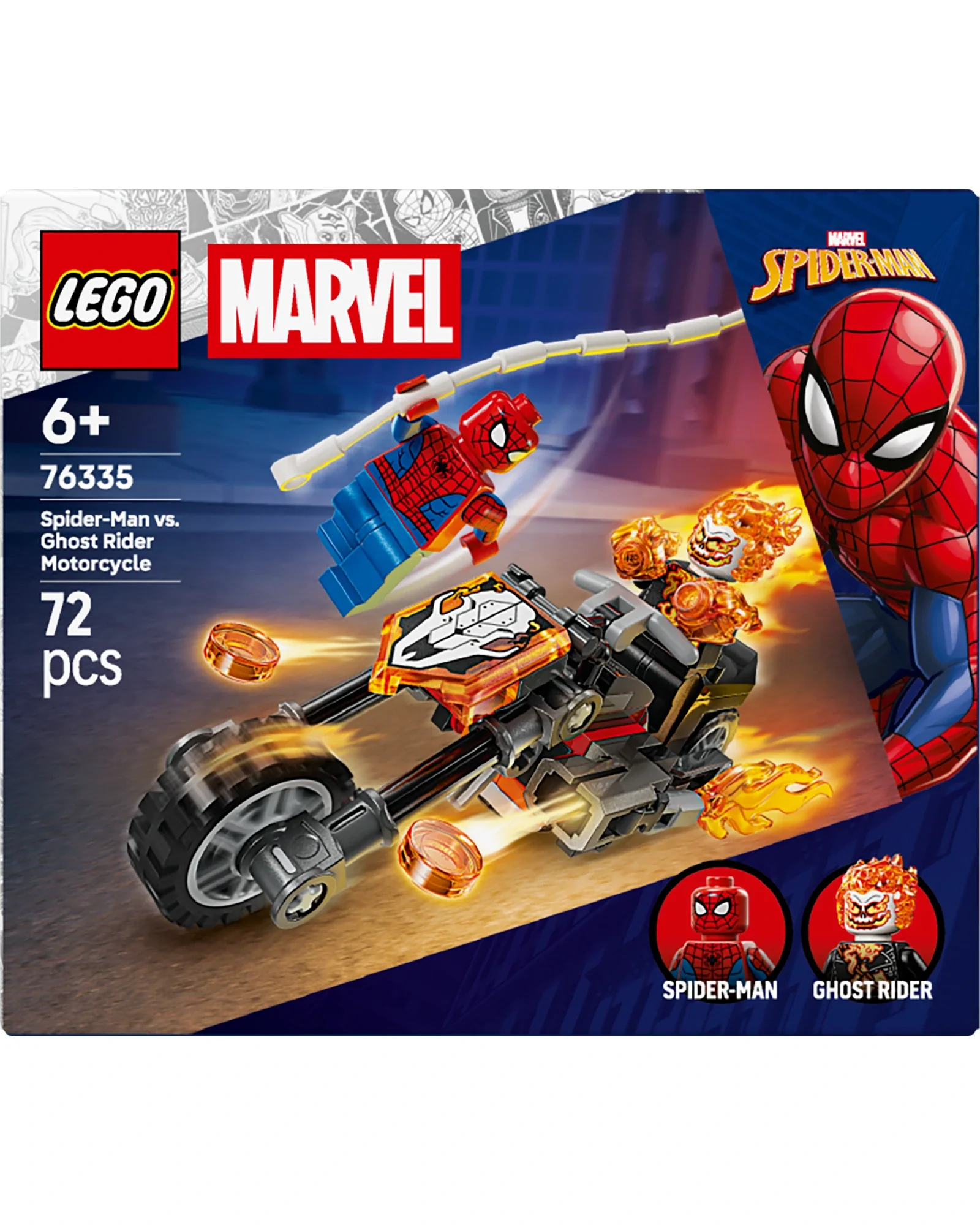 76335 Spider-Man vs. Ghost Rider Motorcycle - Image 4