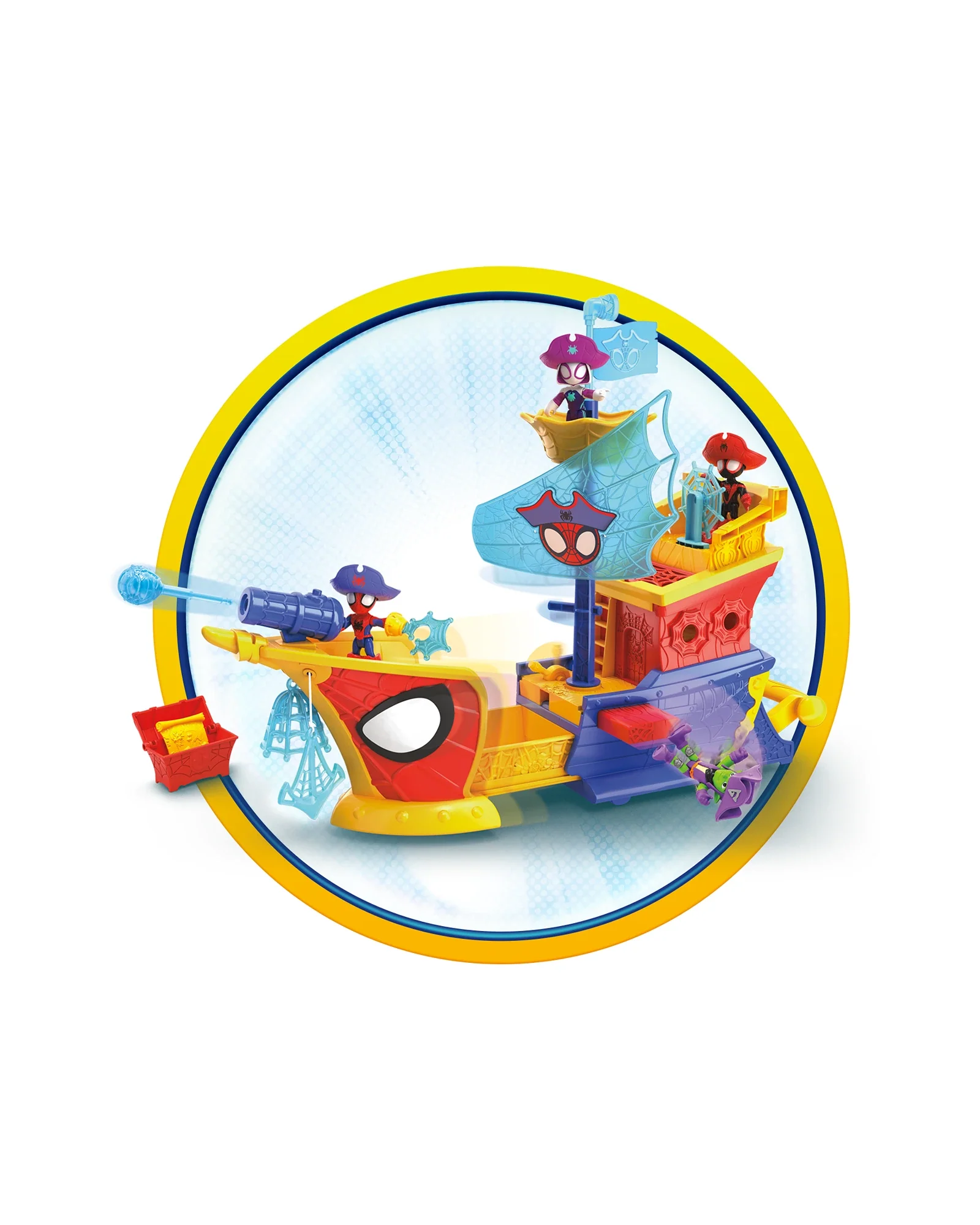 Spidey and Friends Webs Ahoy Bubble Ship - Image 10