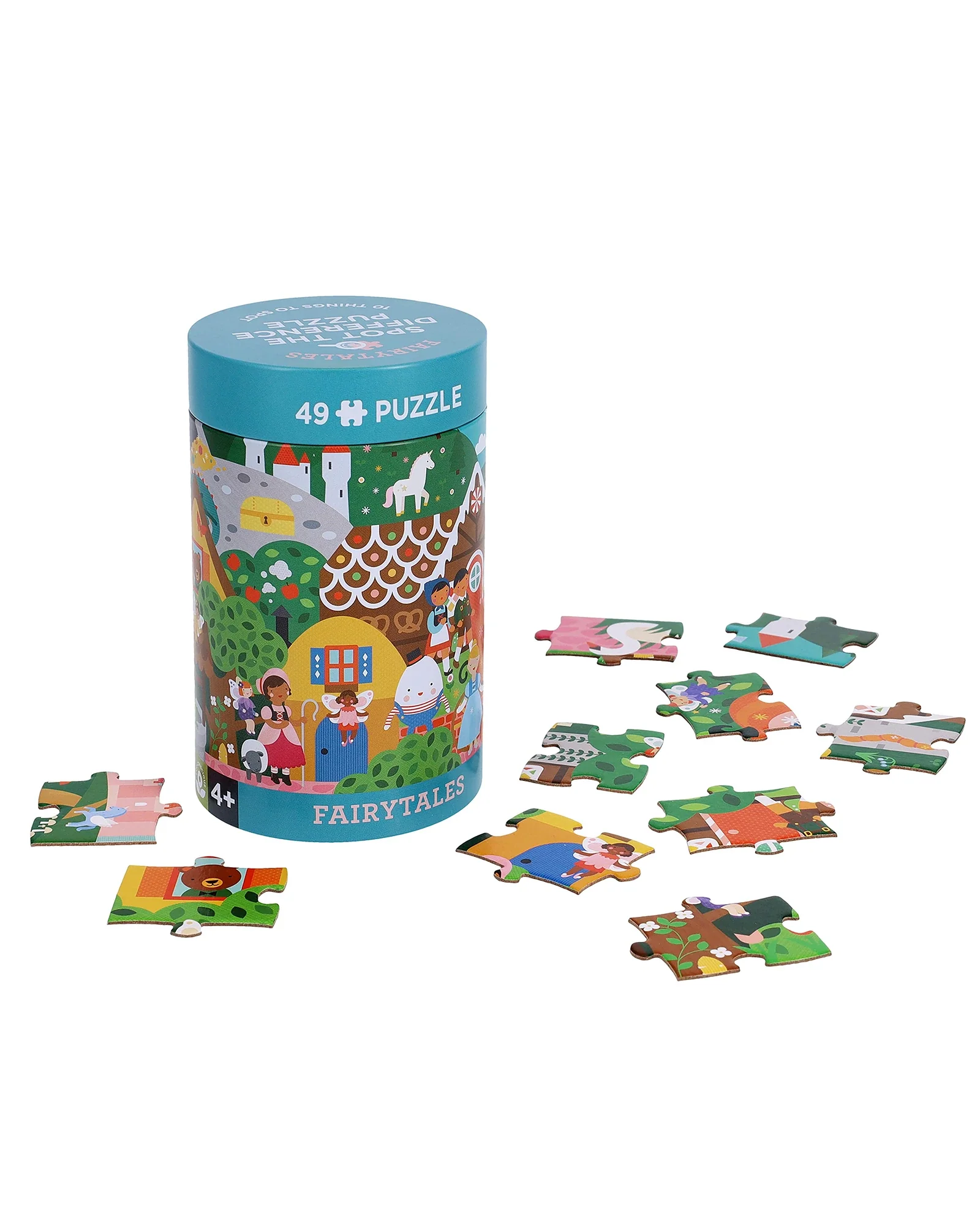 Spot the Difference Fairy Tales Puzzle 49PC