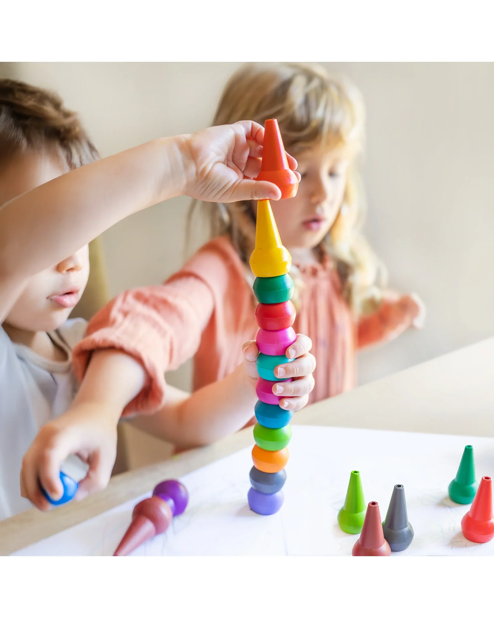 Stackable Crayons - Retro Rainbow - Image 5