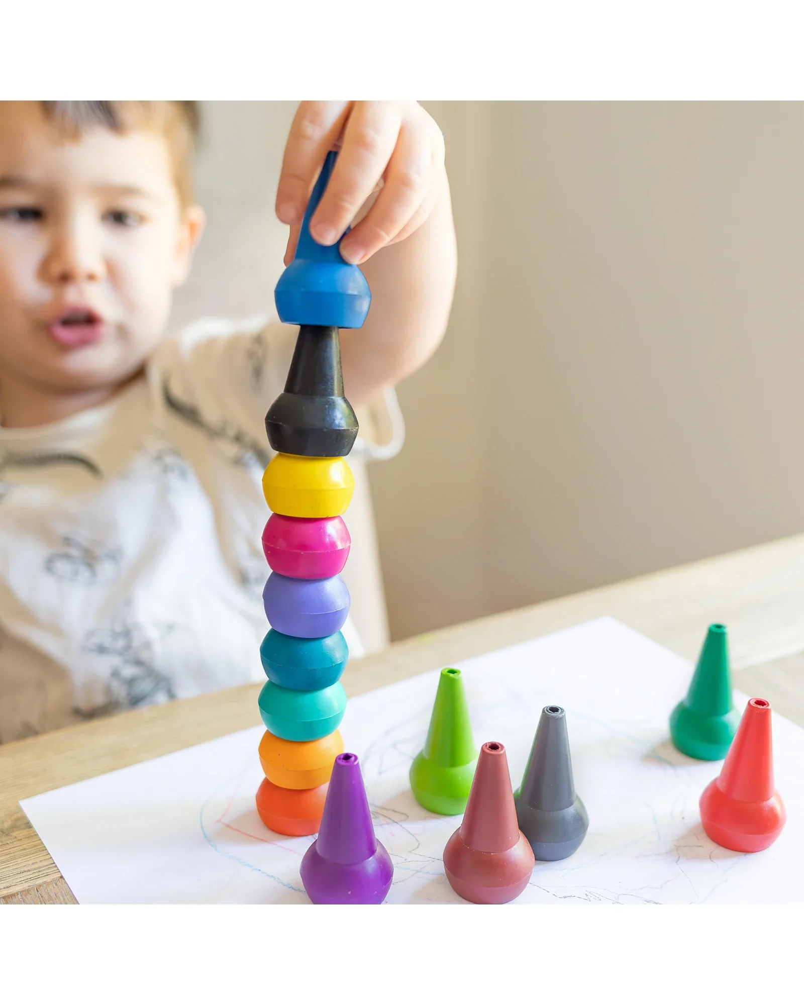 Stackable Crayons - Retro Rainbow - Image 8
