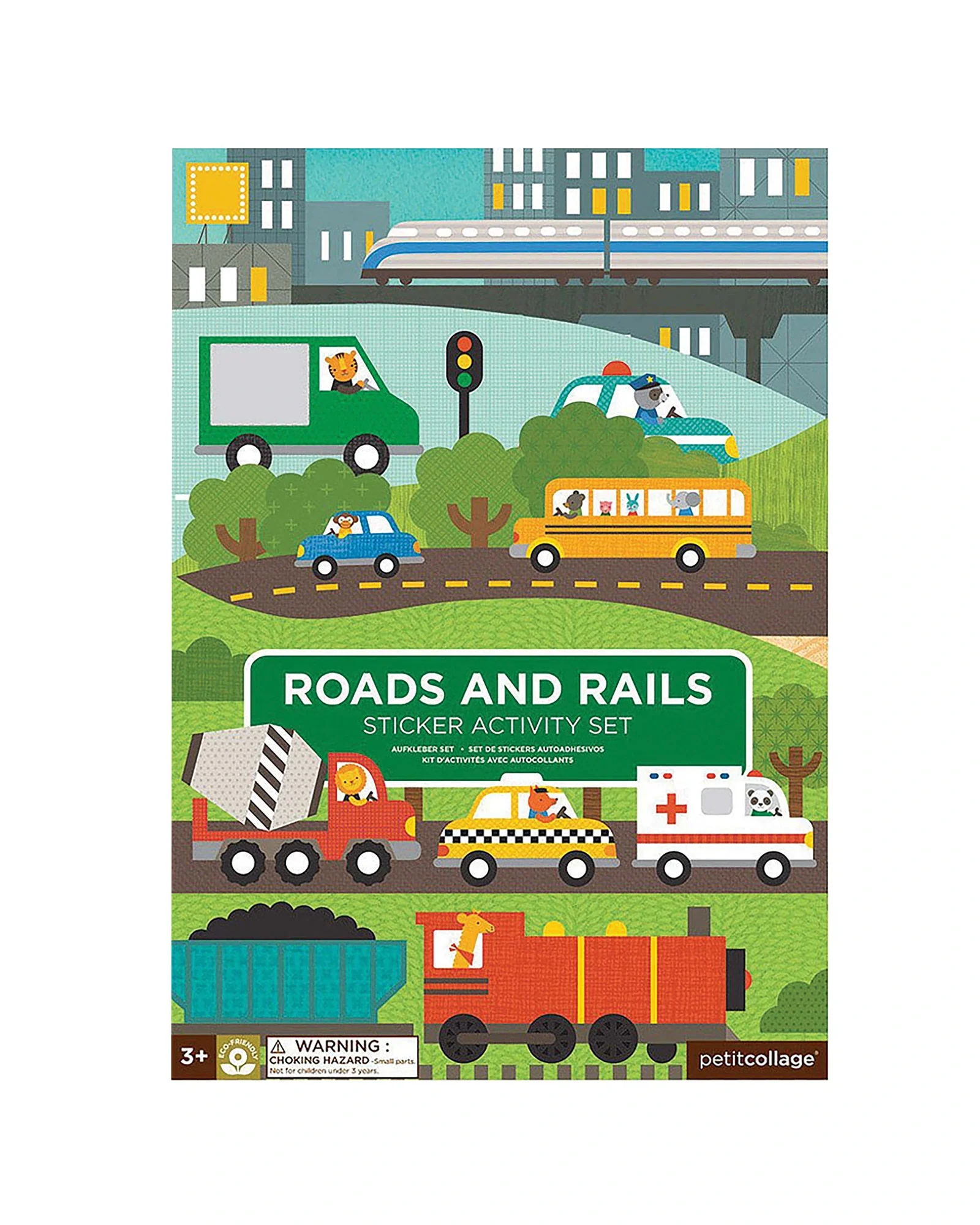 Sticker Activity Set Roads + Rails
