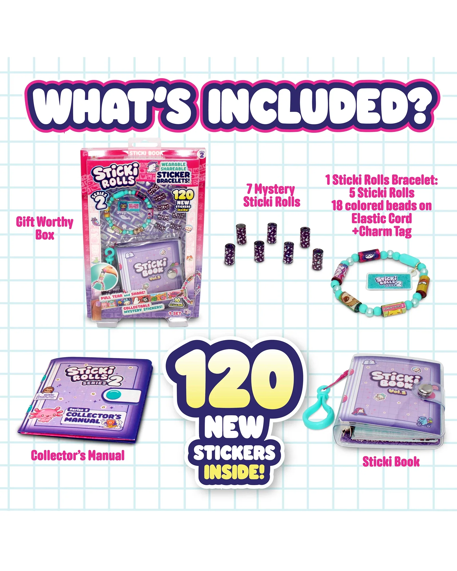 Sticki Rolls Sticki Book Pack s2 - Image 2