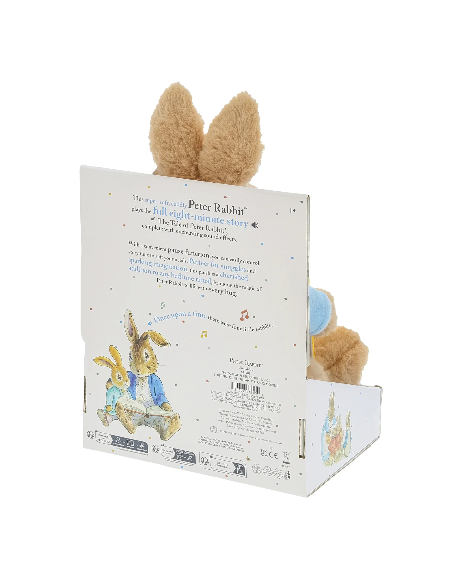 Storytime Peter Rabbit Talking Plush - Image 4