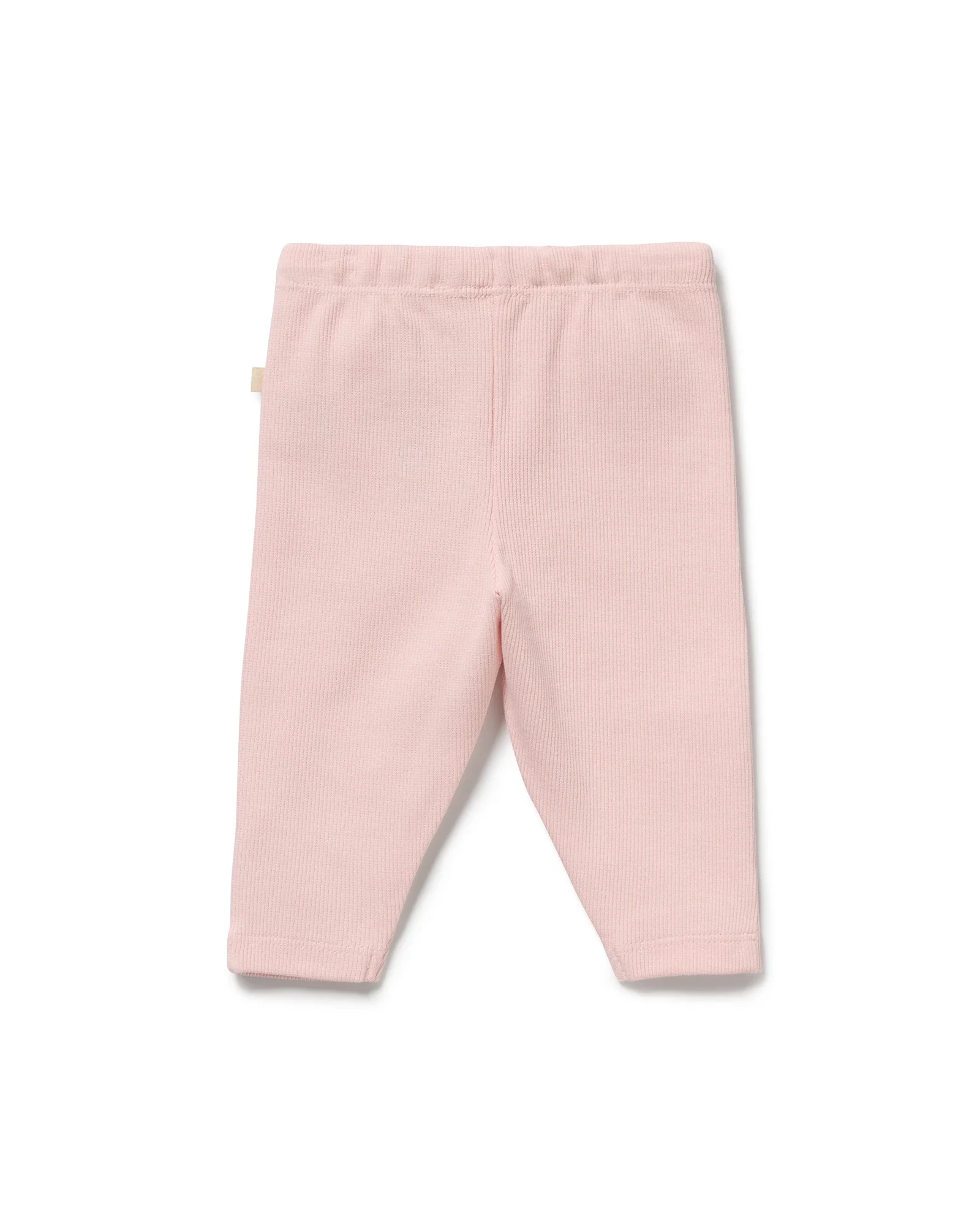 Strawberry Cream Organic Rib Legging 3-6 mths - Image 3