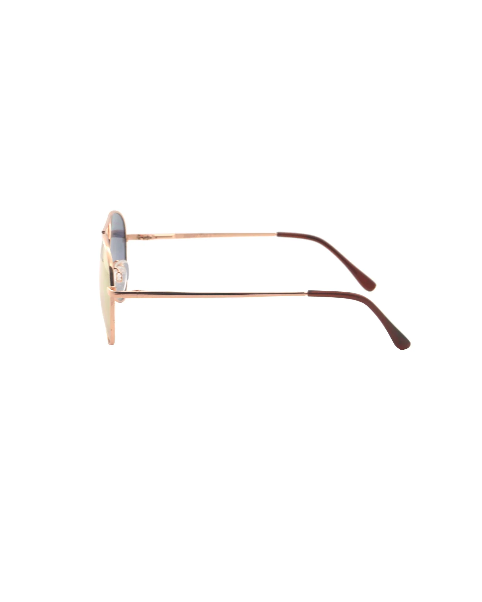 Rose Gold Pilot Sunglasses - Image 4