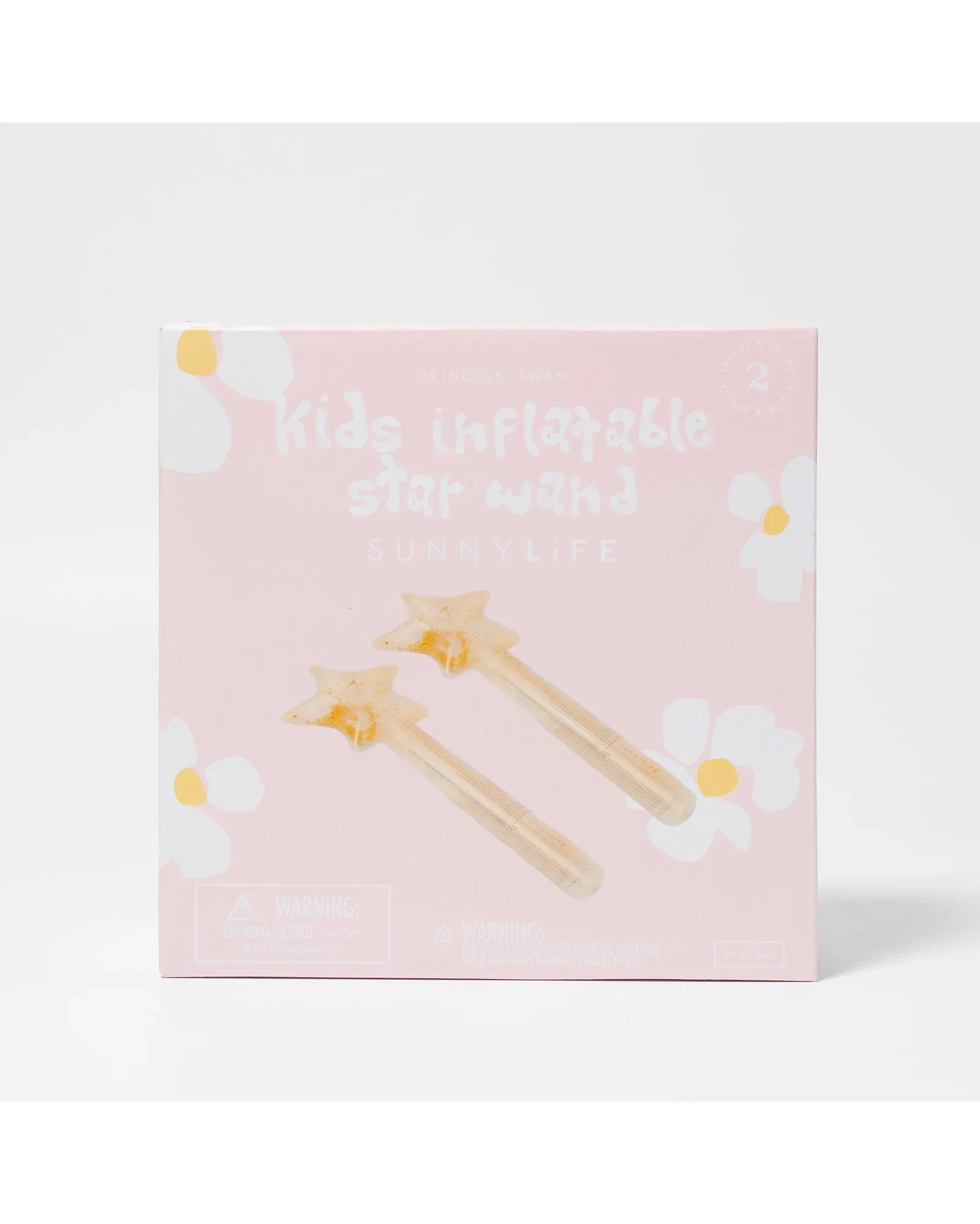 Sunnylife Kids Inflatable Star Wand Princess Swan Gold Set of 2 - Image 3