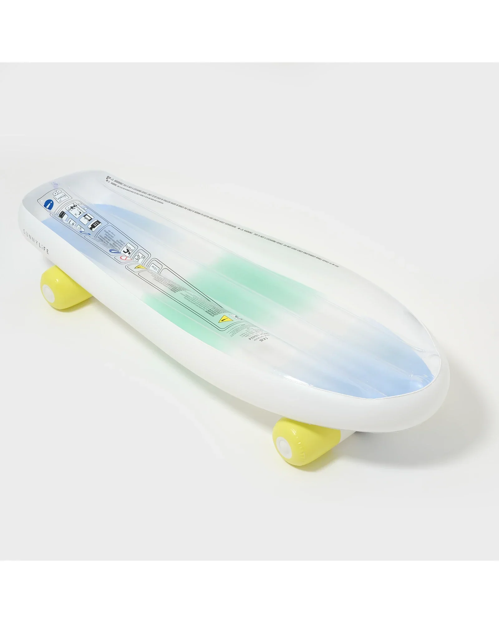 Sunnylife Kids Skateboard Float The Sea Kids Blue-Lime - Image 2