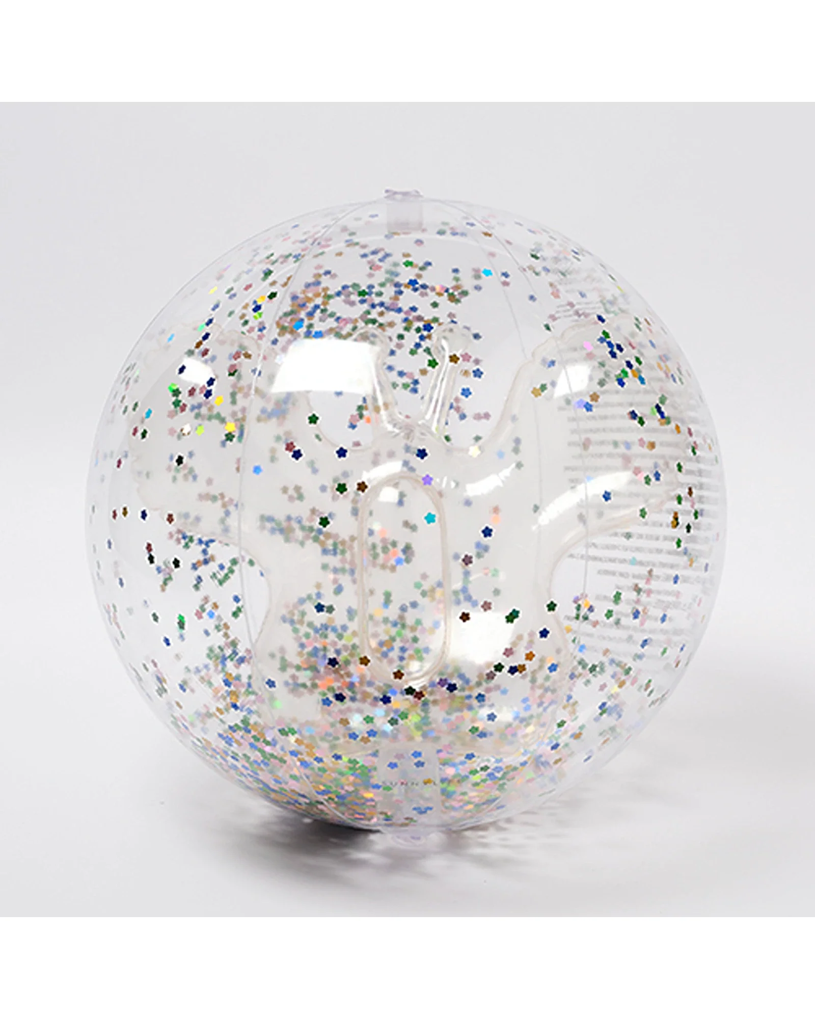 Sunnylife 3D Inflatable Beach Ball Cotton Candy Glitter - Image 2