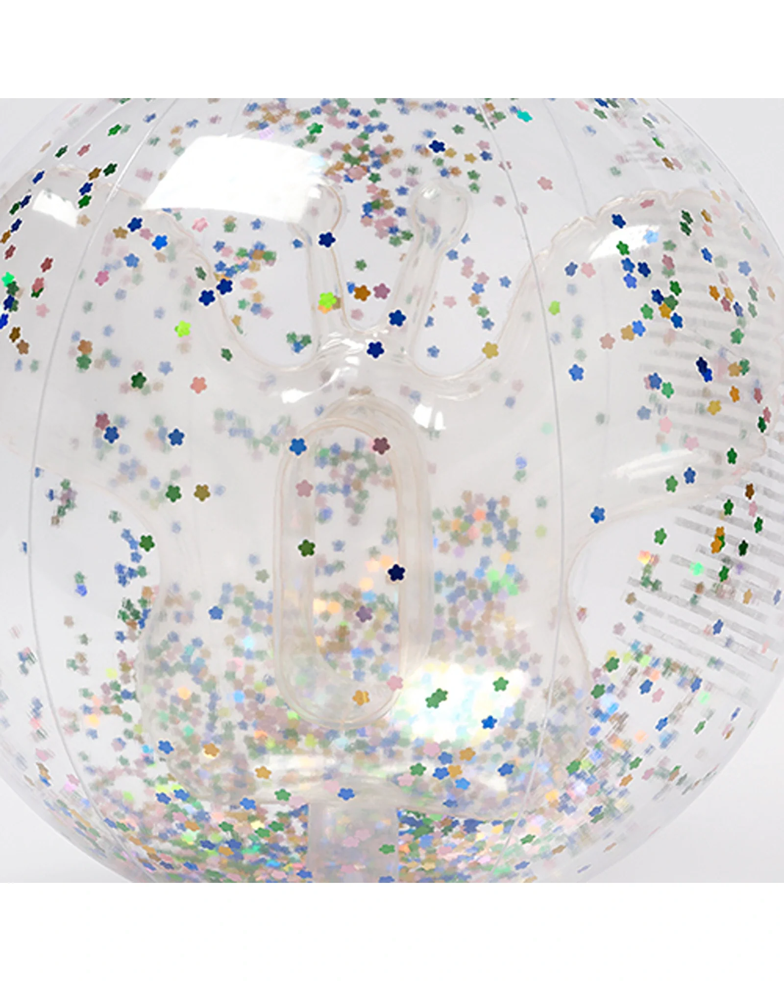 Sunnylife 3D Inflatable Beach Ball Cotton Candy Glitter - Image 5