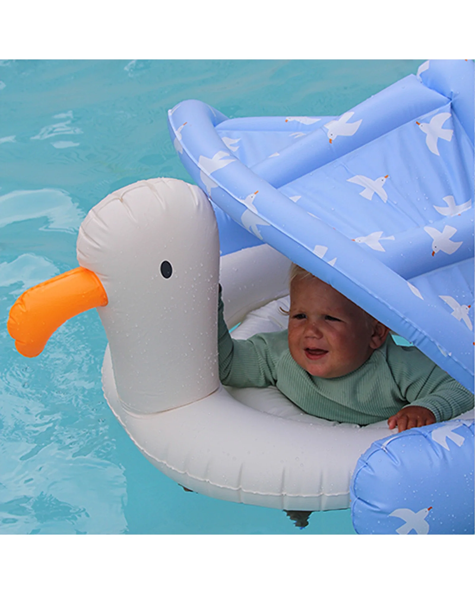Sunnylife Baby Float Sammy the Seagull Blue
