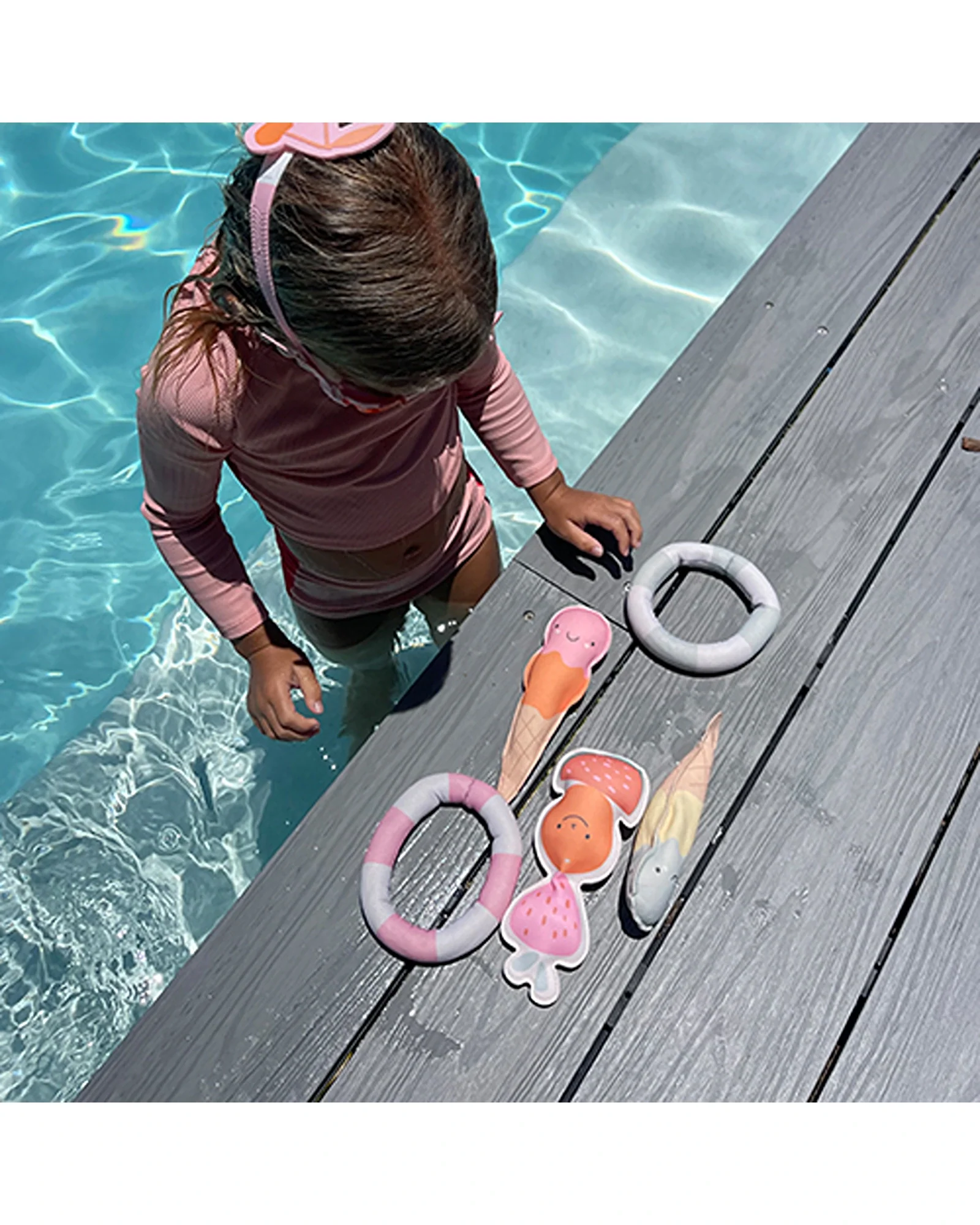 Sunnylife Dive Buddies Cotton Candy Multi Set of 6