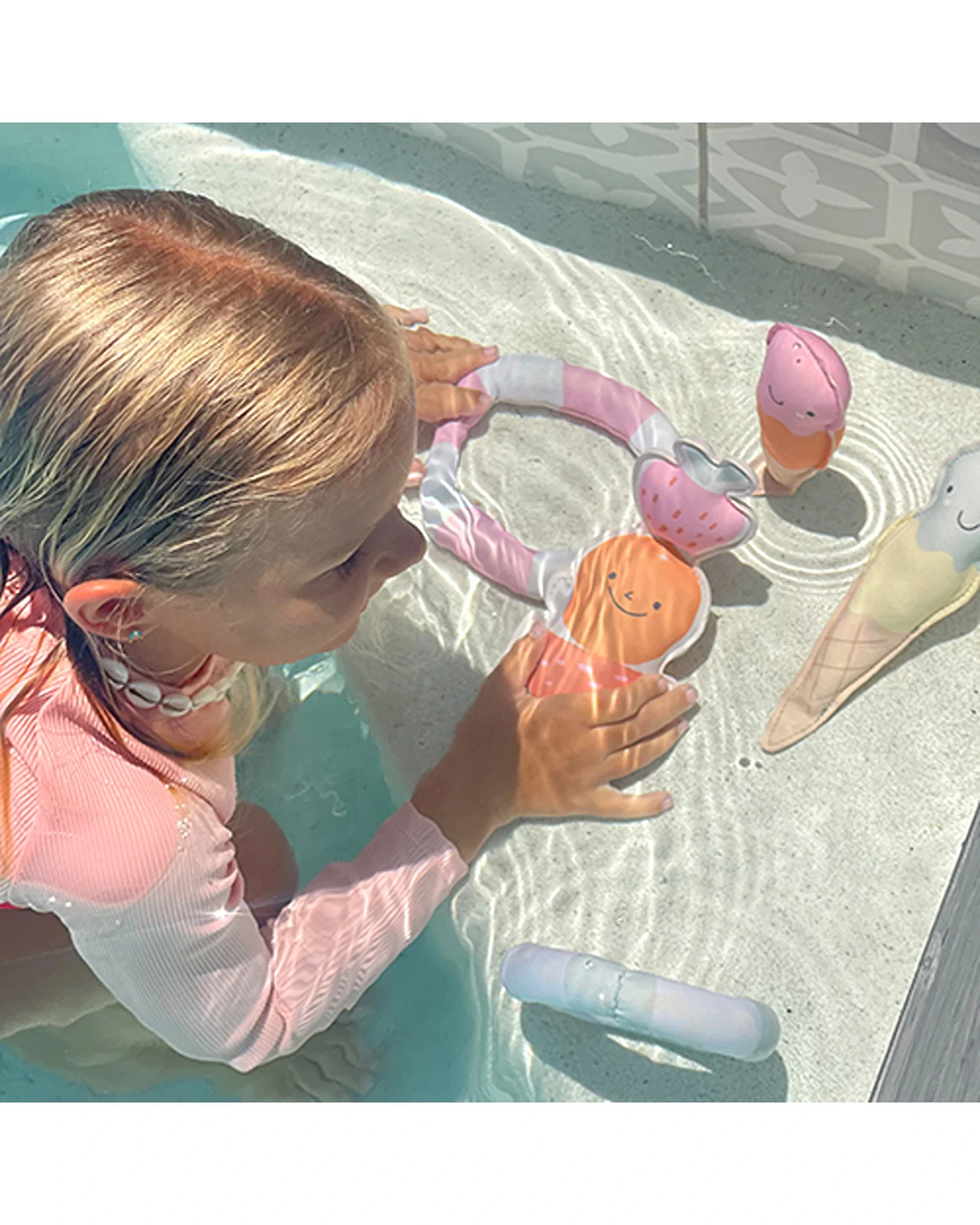 Sunnylife Dive Buddies Cotton Candy Multi Set of 6 - Image 4