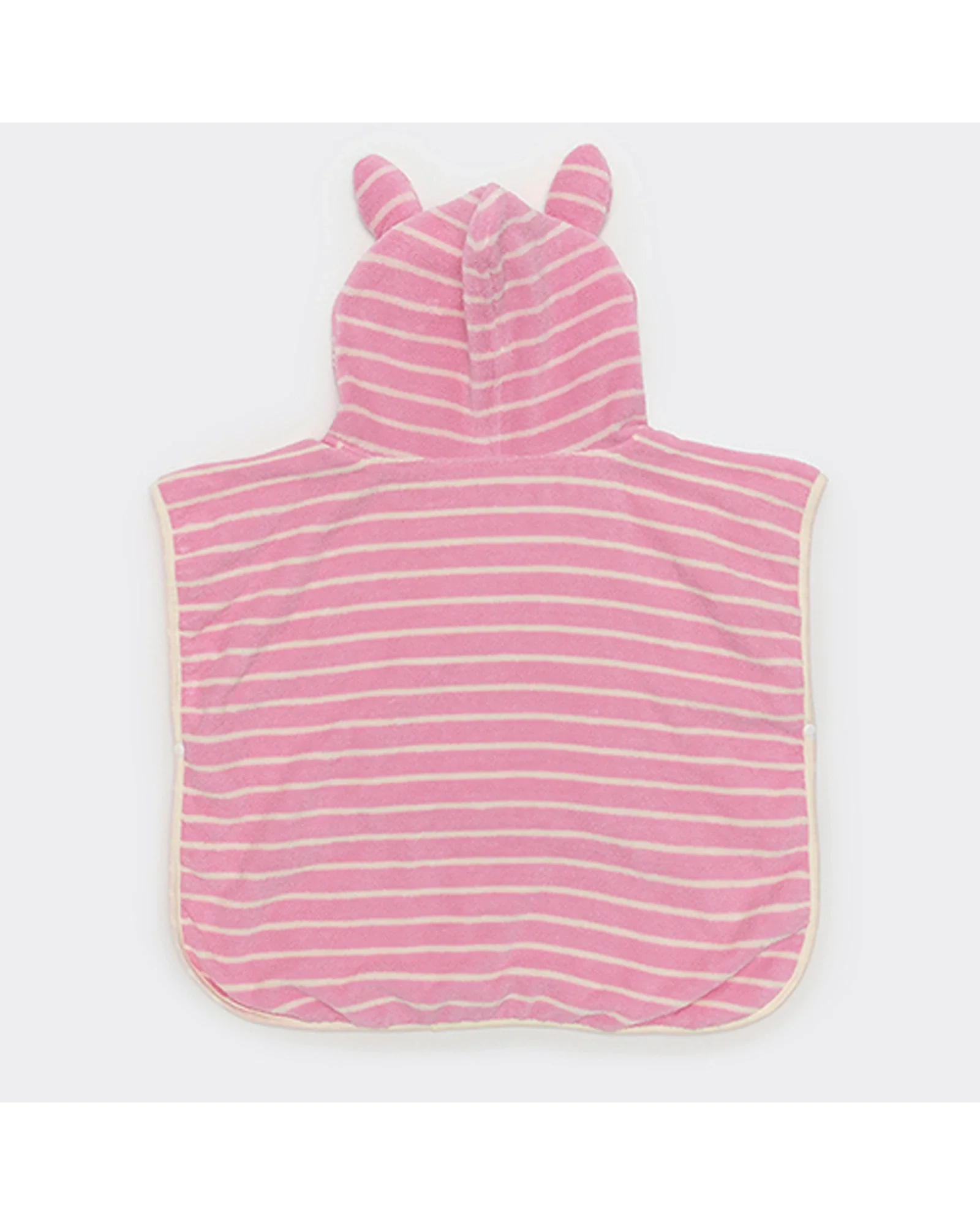 Sunnylife Kids Character Hooded Towel Cotton Candy Pink Stripe - Image 6