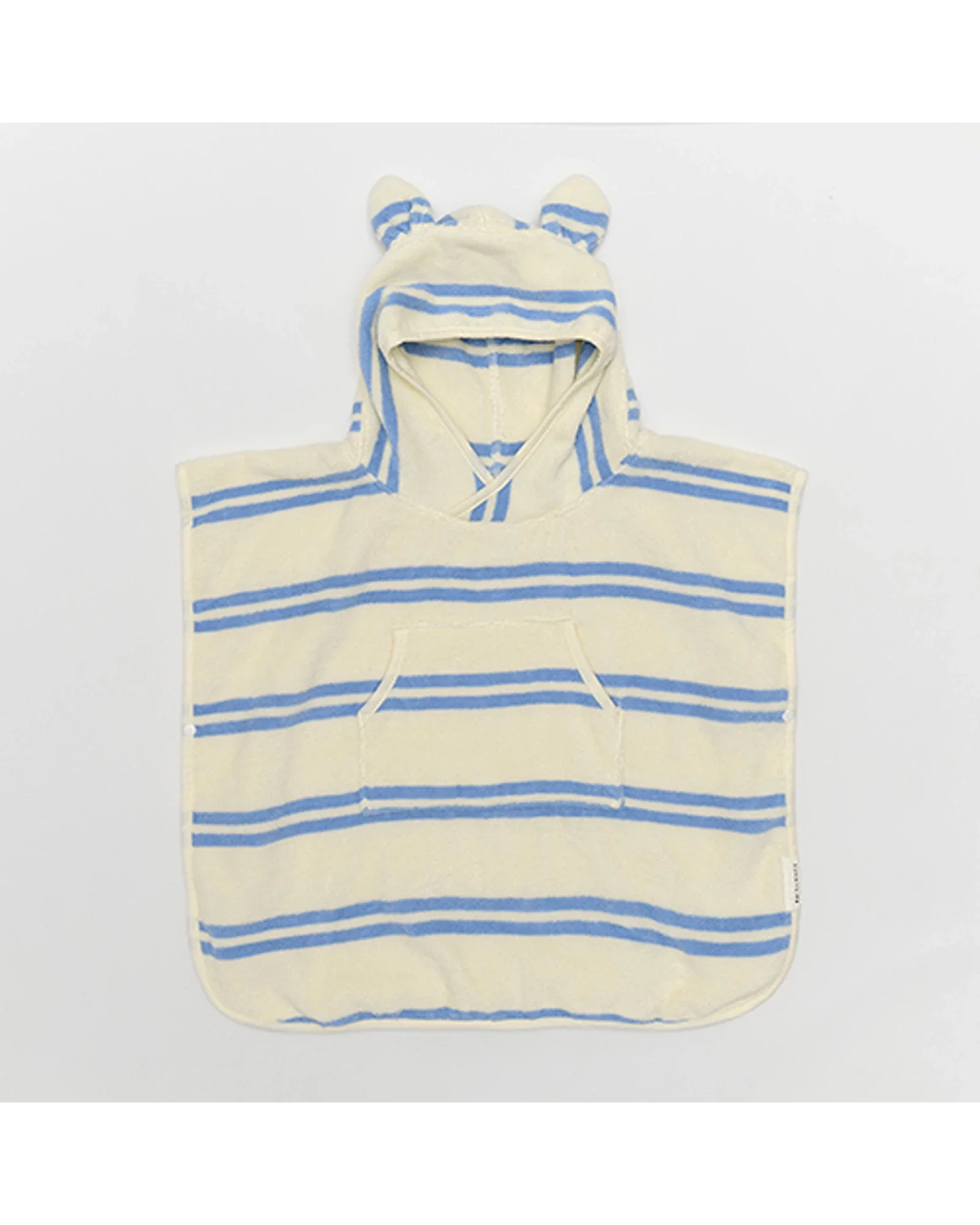 Sunnylife Kids Character Hooded Towel Sammy the Seagull Blue Stripe - Image 7