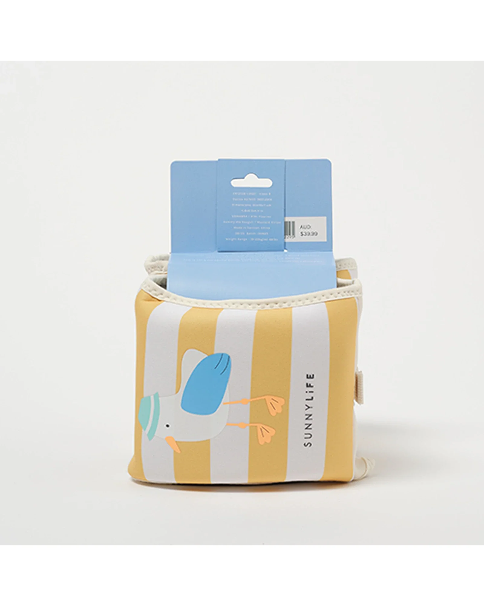 Sunnylife Kids Floaties Sammy the Seagull Mustard Stripe - Image 8