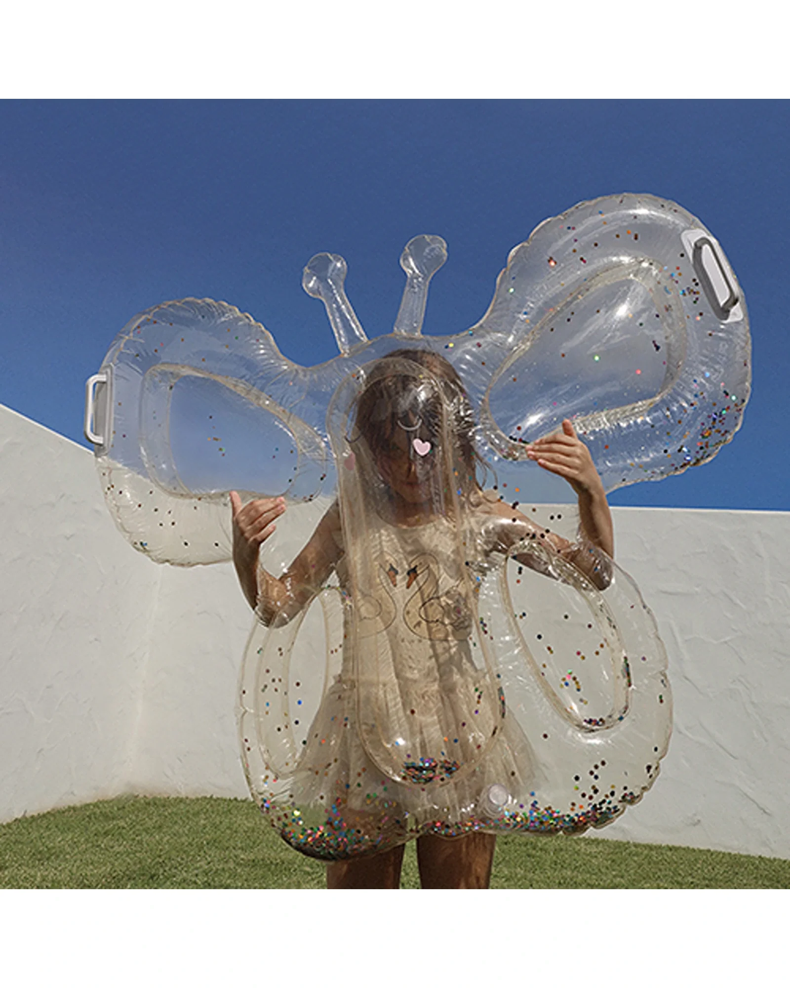 Sunnylife Kids Lie-On Float Cotton Candy Glitter - Image 13