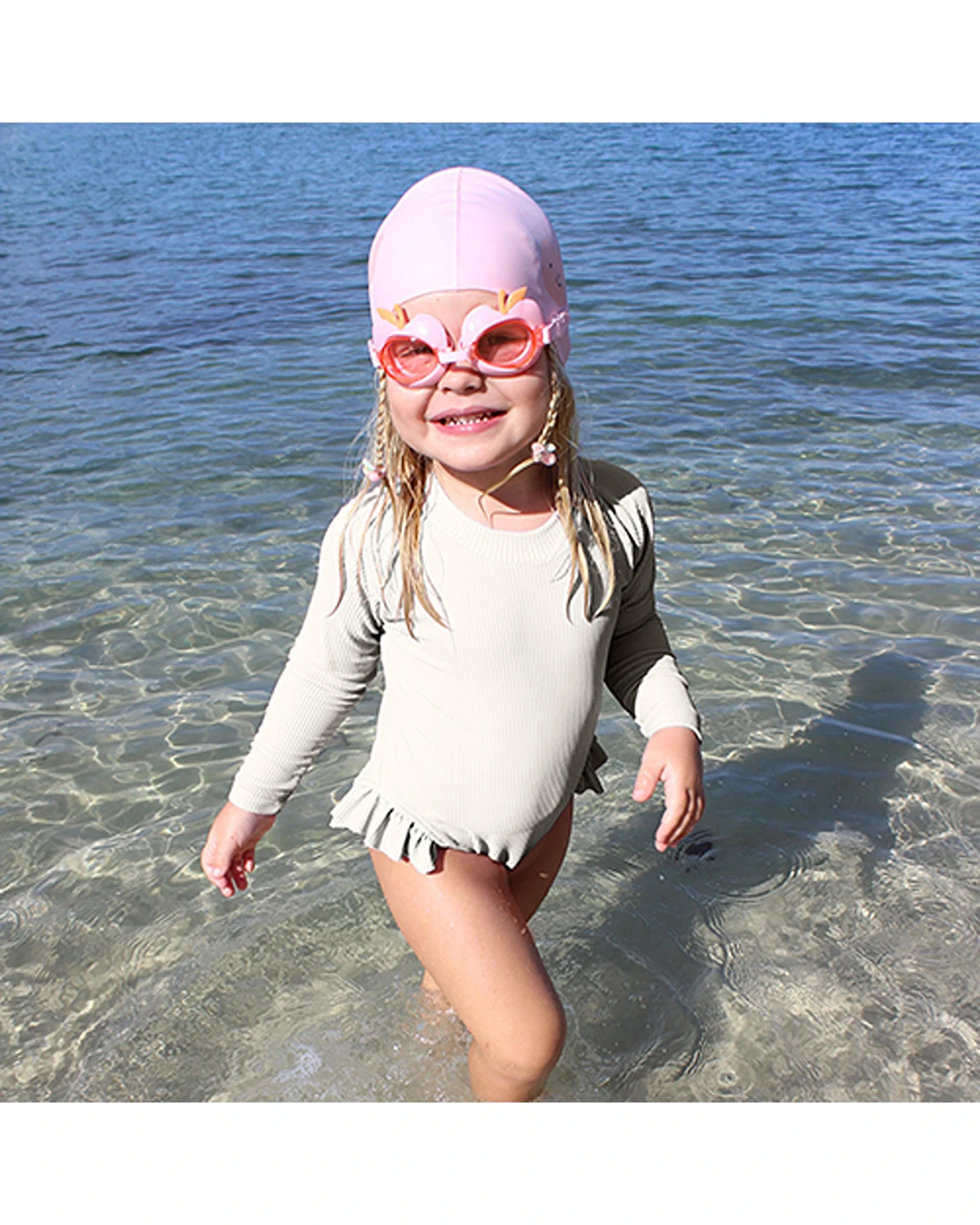 Sunnylife Kids Swim Goggles Cotton Candy Cherry - Image 11