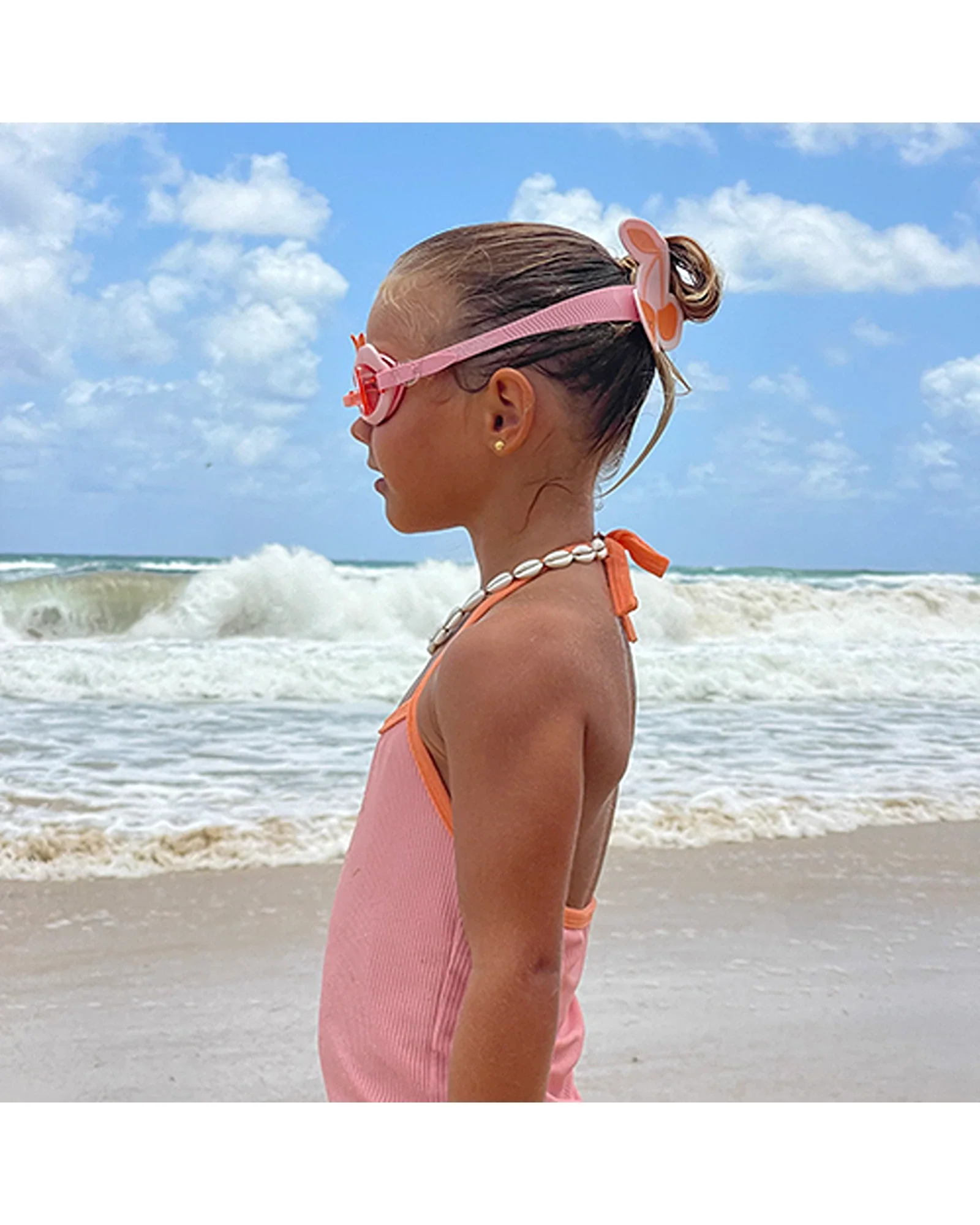 Sunnylife Kids Swim Goggles Cotton Candy Cherry - Image 7