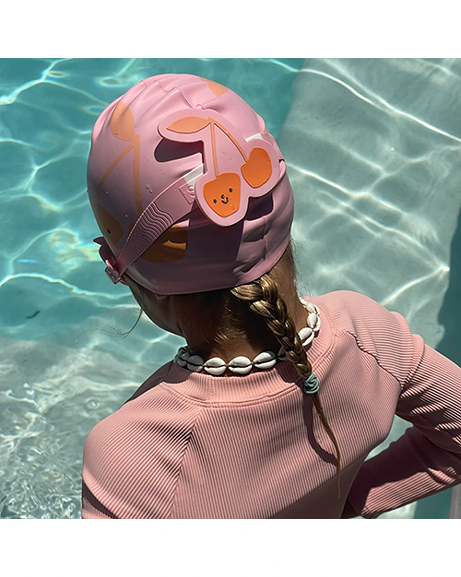 Sunnylife Kids Swim Goggles Cotton Candy Cherry - Image 9