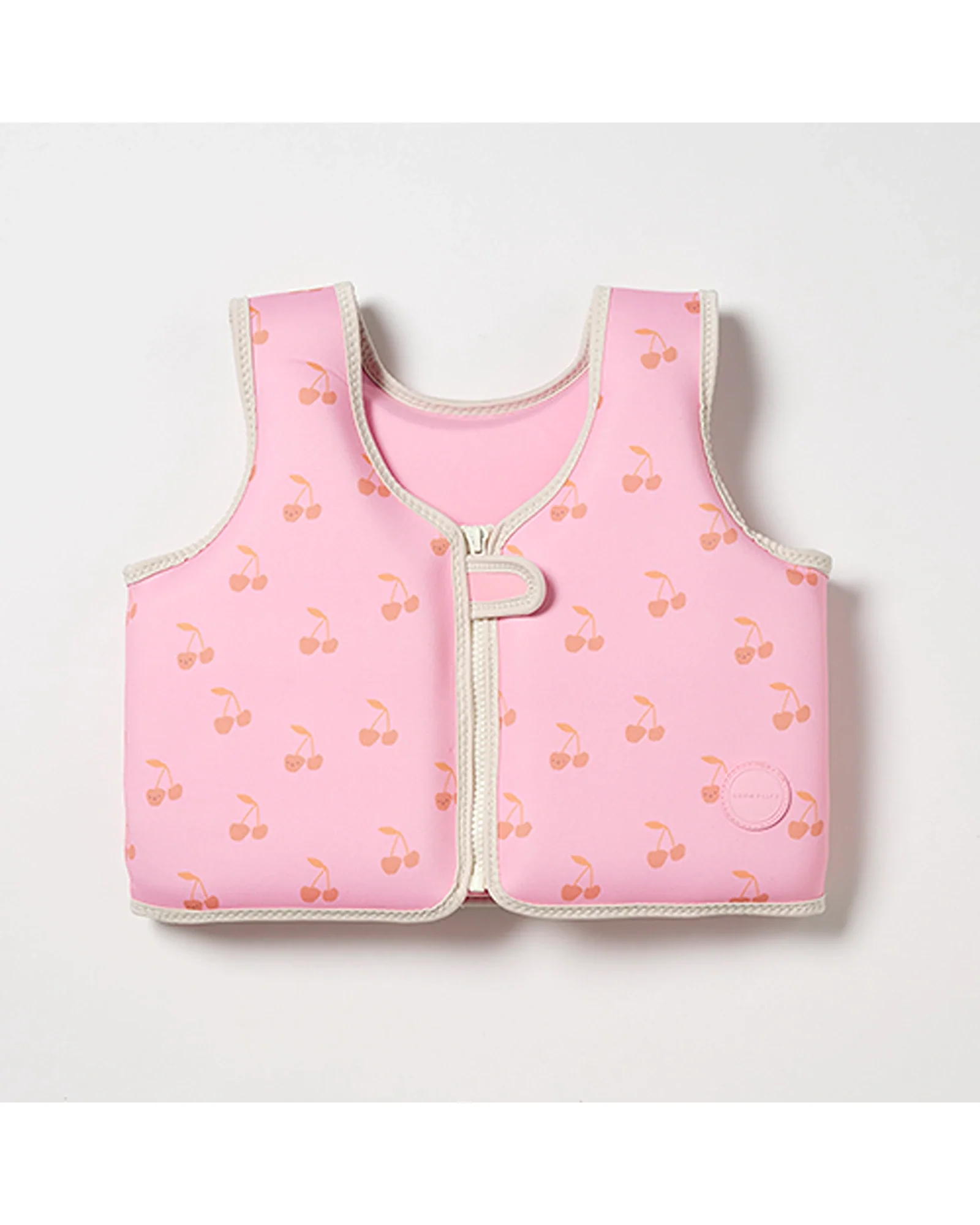 Sunnylife Kids Swim Vest 3-6 Cotton Candy Cherry - Image 2