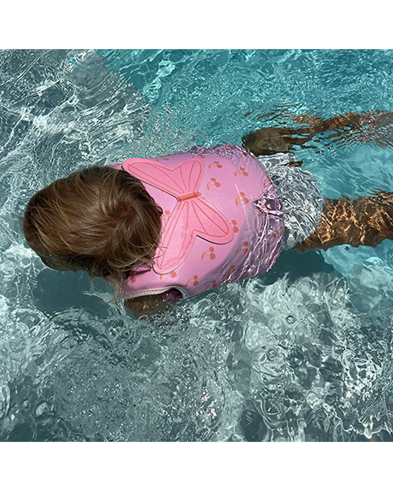 Sunnylife Kids Swim Vest 3-6 Cotton Candy Cherry - Image 7