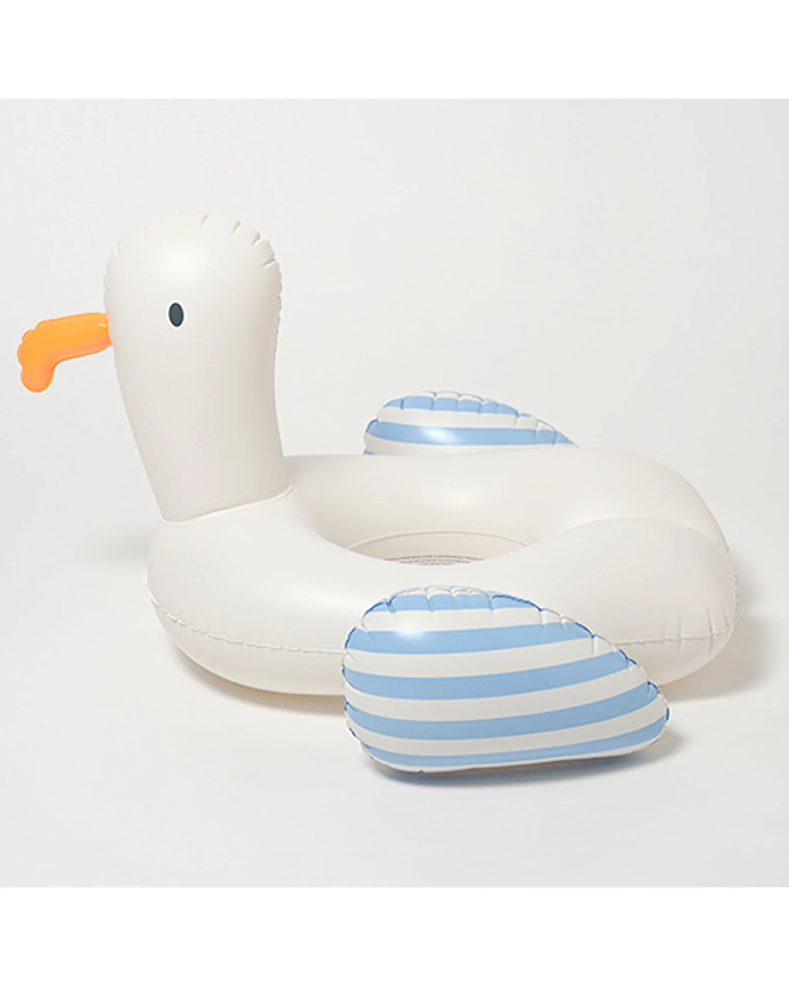 Sunnylife Kids Tube Pool Ring Sammy the Seagull Blue Stripe - Image 3