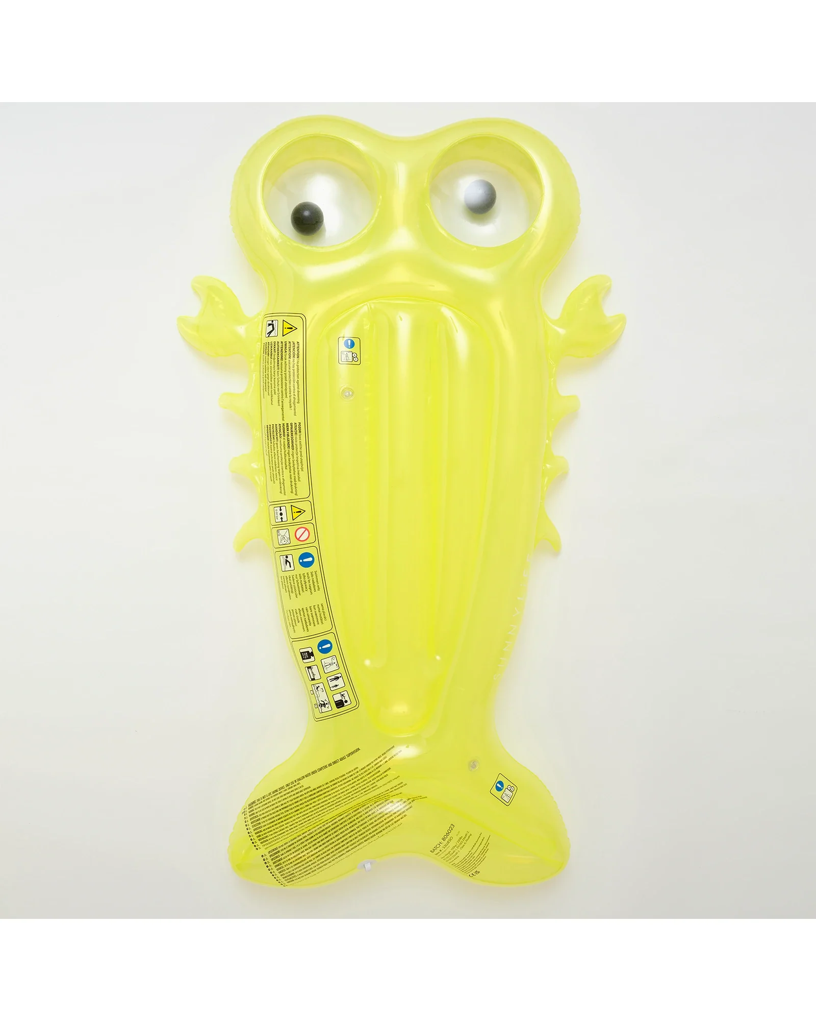 Sunnylife Luxe Lie On Float Sonny the Sea Creature Citrus - Image 4