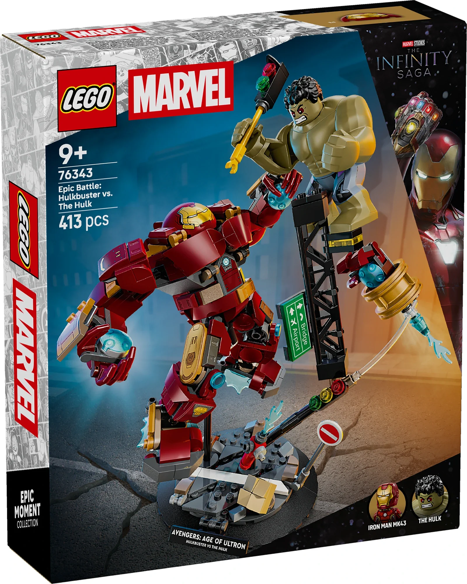 76343 Epic Battle Hulkbuster vs The Hulk