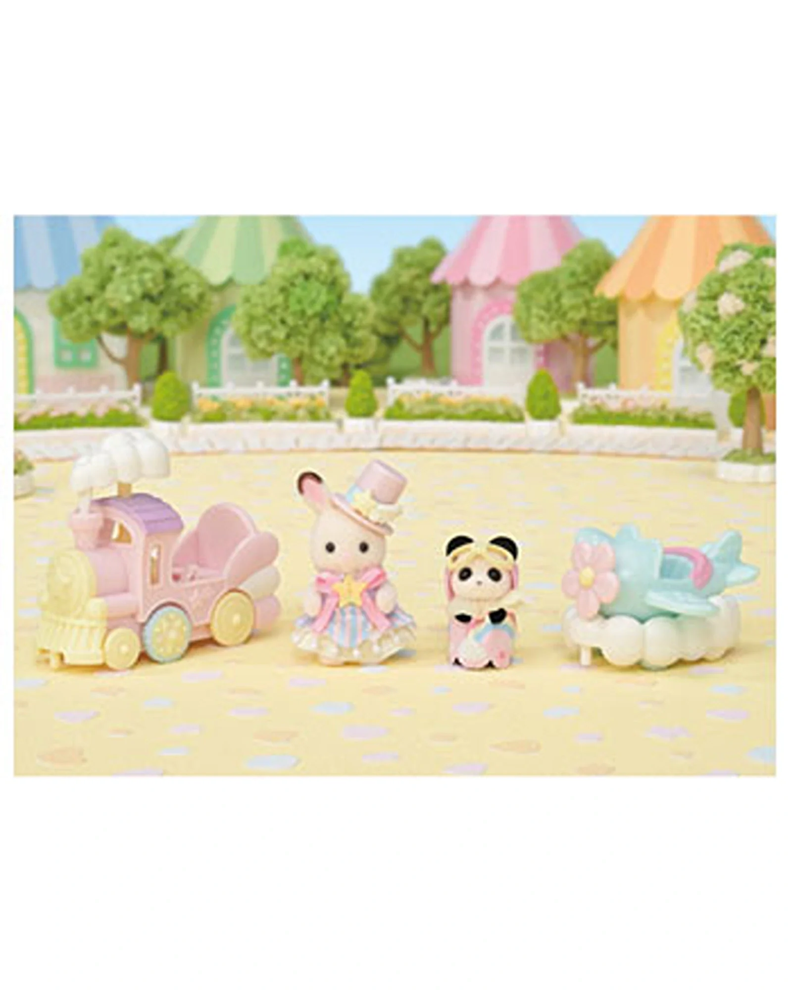 Sylvanian Families Amusement Park Ride Set Plane & Train - Image 3