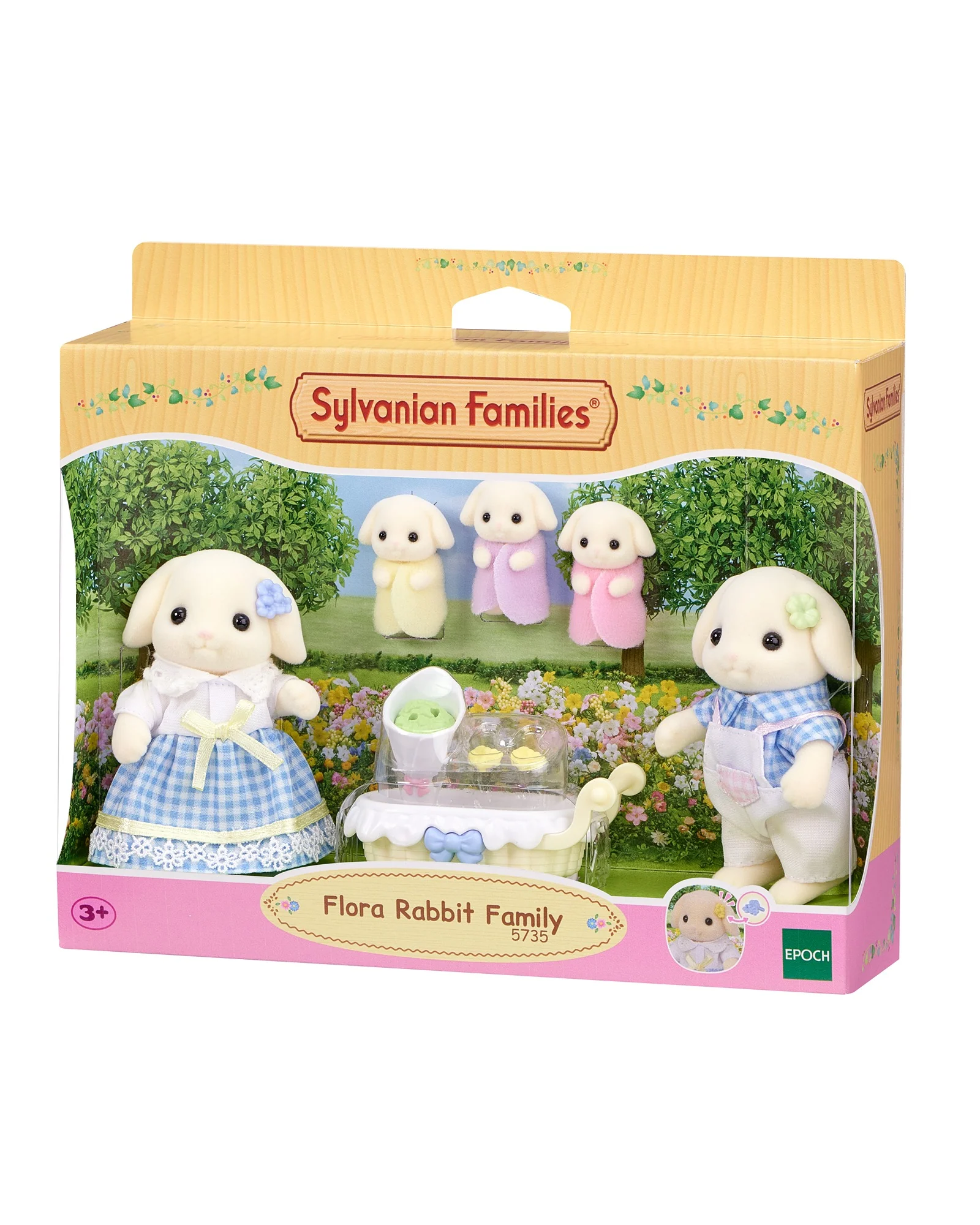 Sylvanian Families Flora Rabbit Family