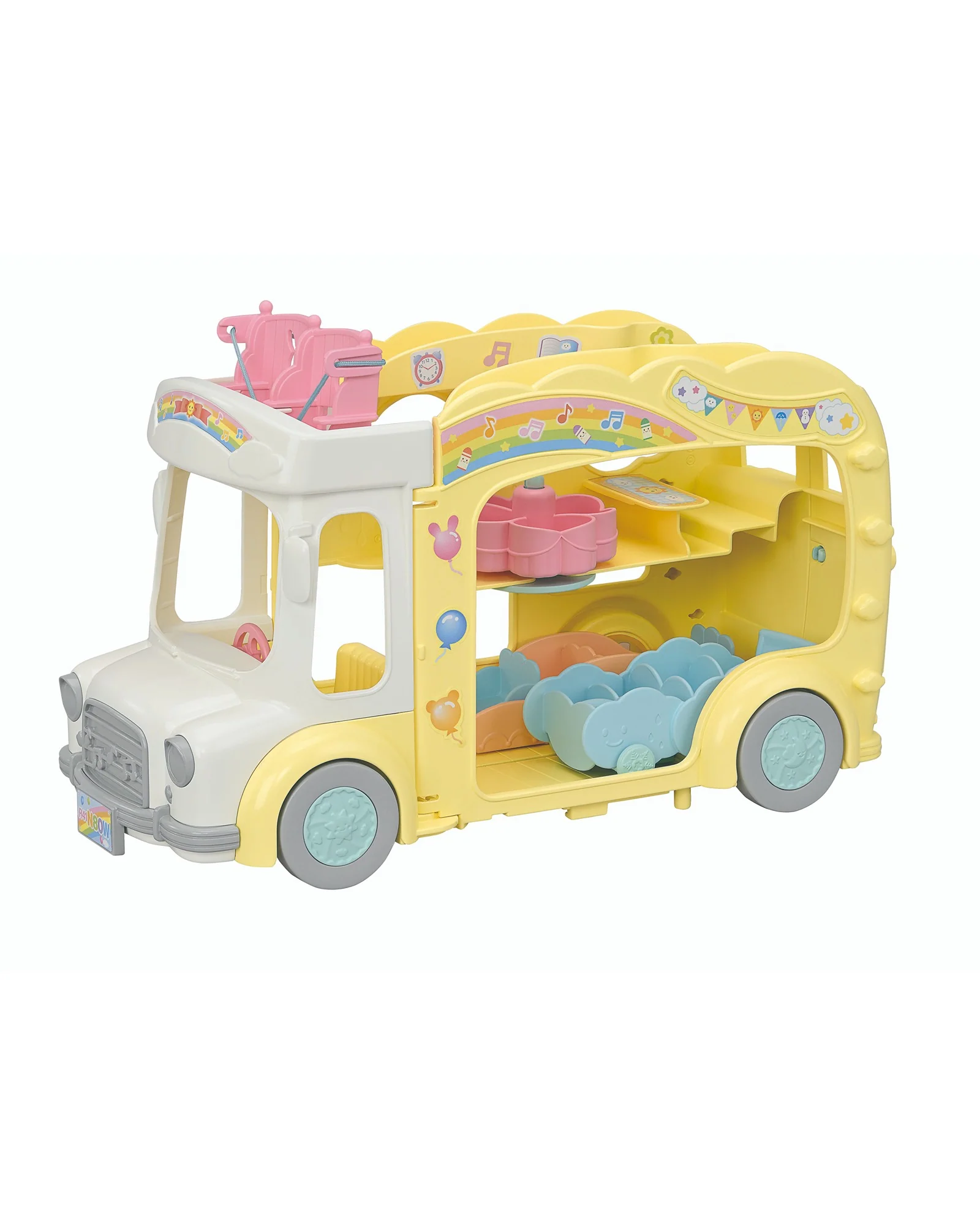 Sylvanian Families Rainbow Fun Nursery Bus - Image 4