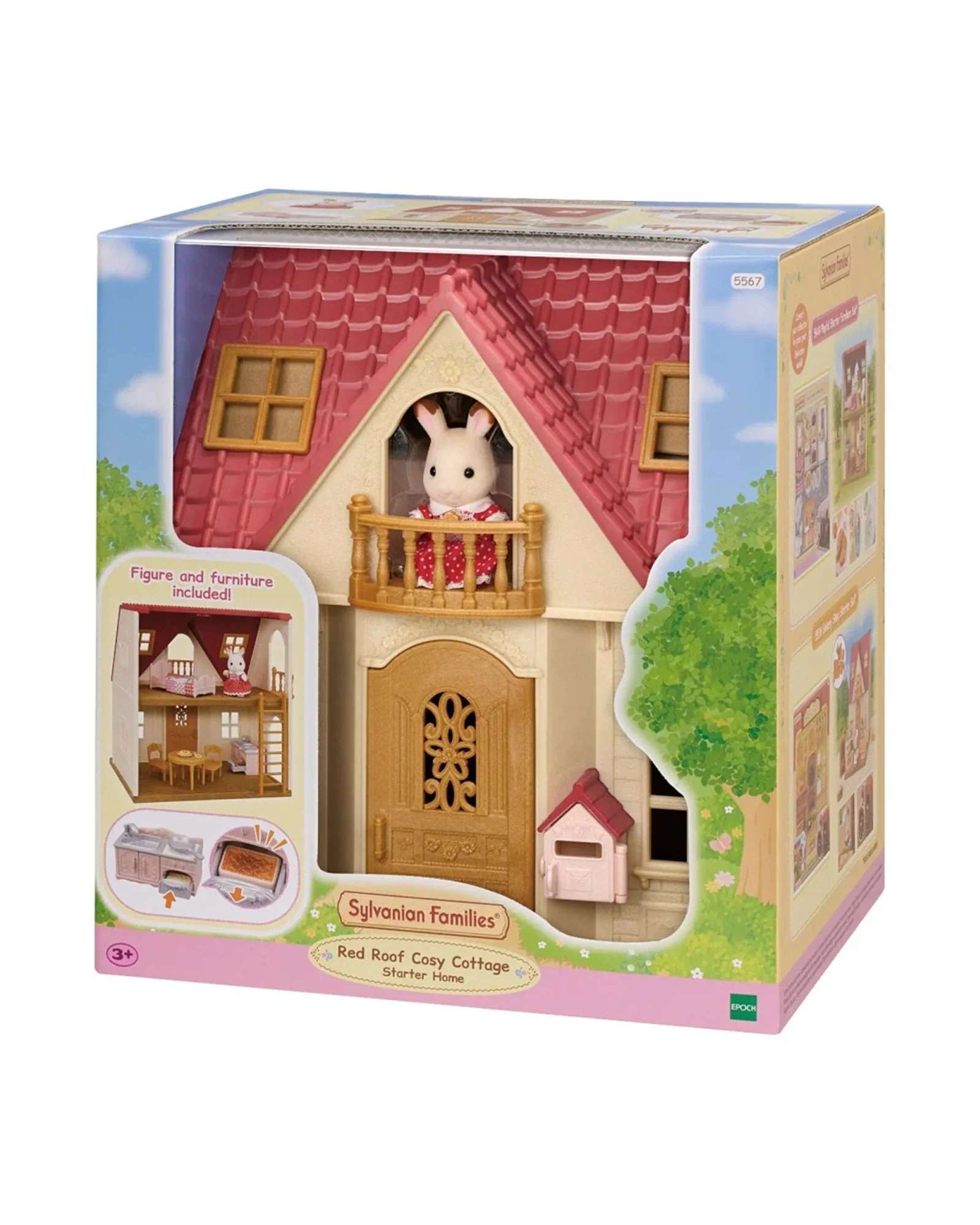Sylvanian Families Red Roof Cosy Cottage Starter Home - Image 2