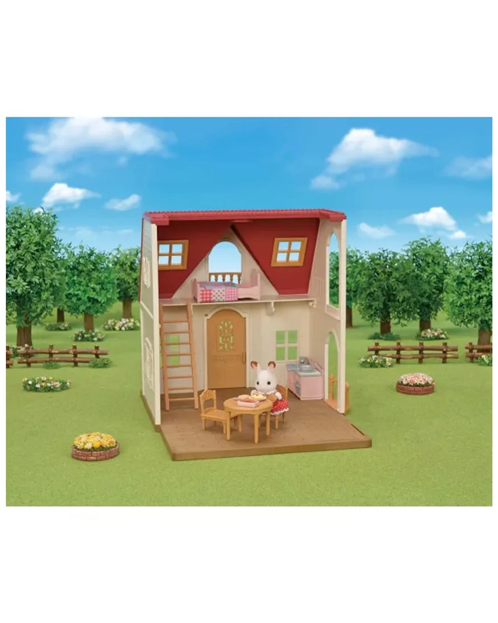 Sylvanian Families Red Roof Cosy Cottage Starter Home - Image 3