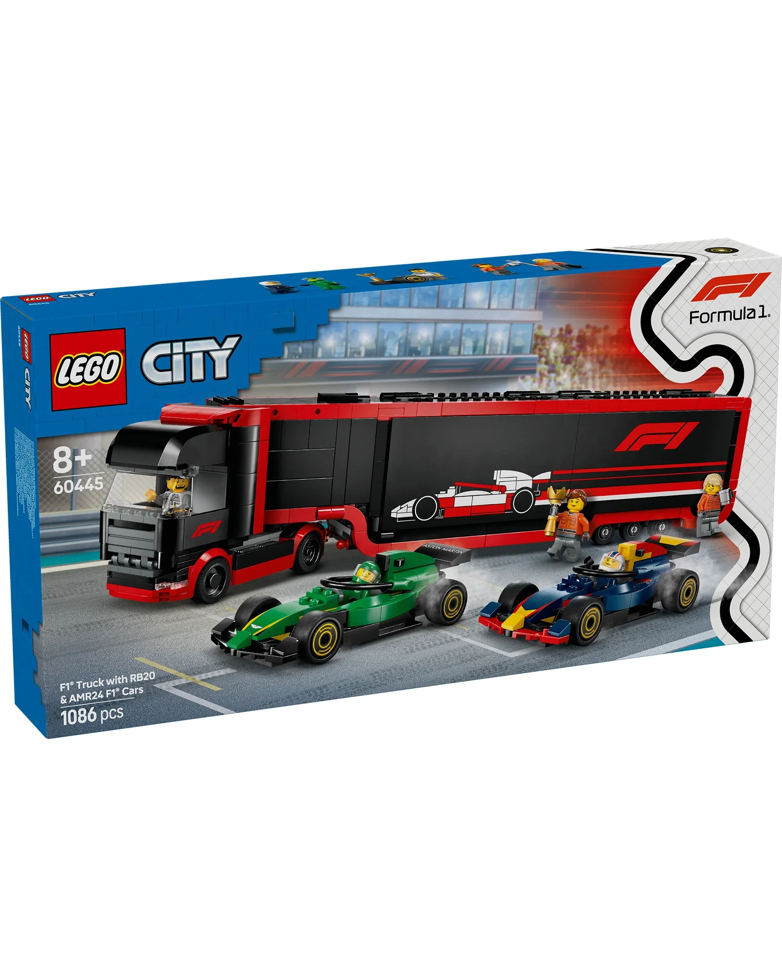 60445 F1 Truck with RB20 & AMR24 F1 Cars - Image 4