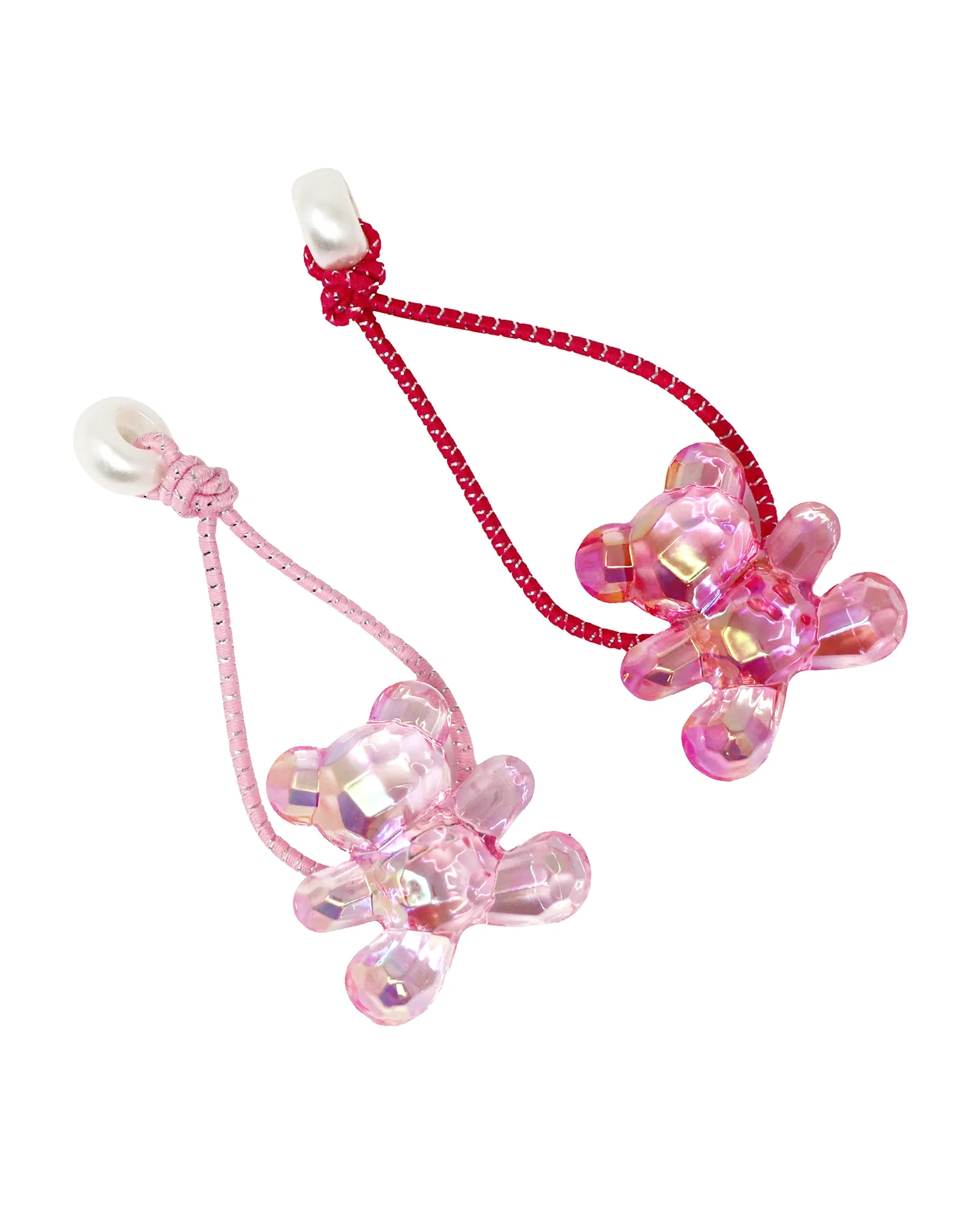 Teddy Bear Hair Elastics - Assorted - Image 2