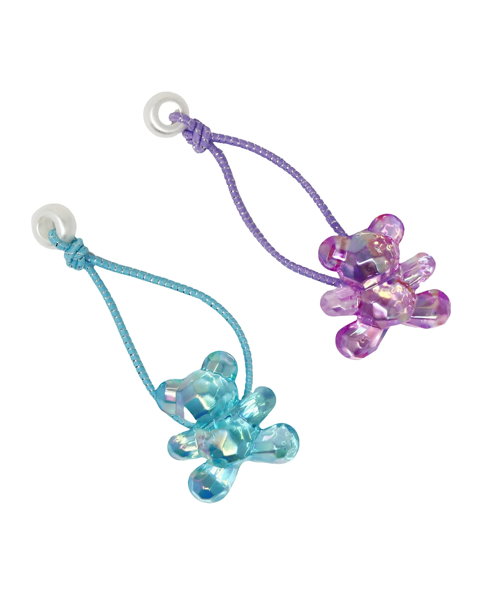 Teddy Bear Hair Elastics - Assorted - Image 3